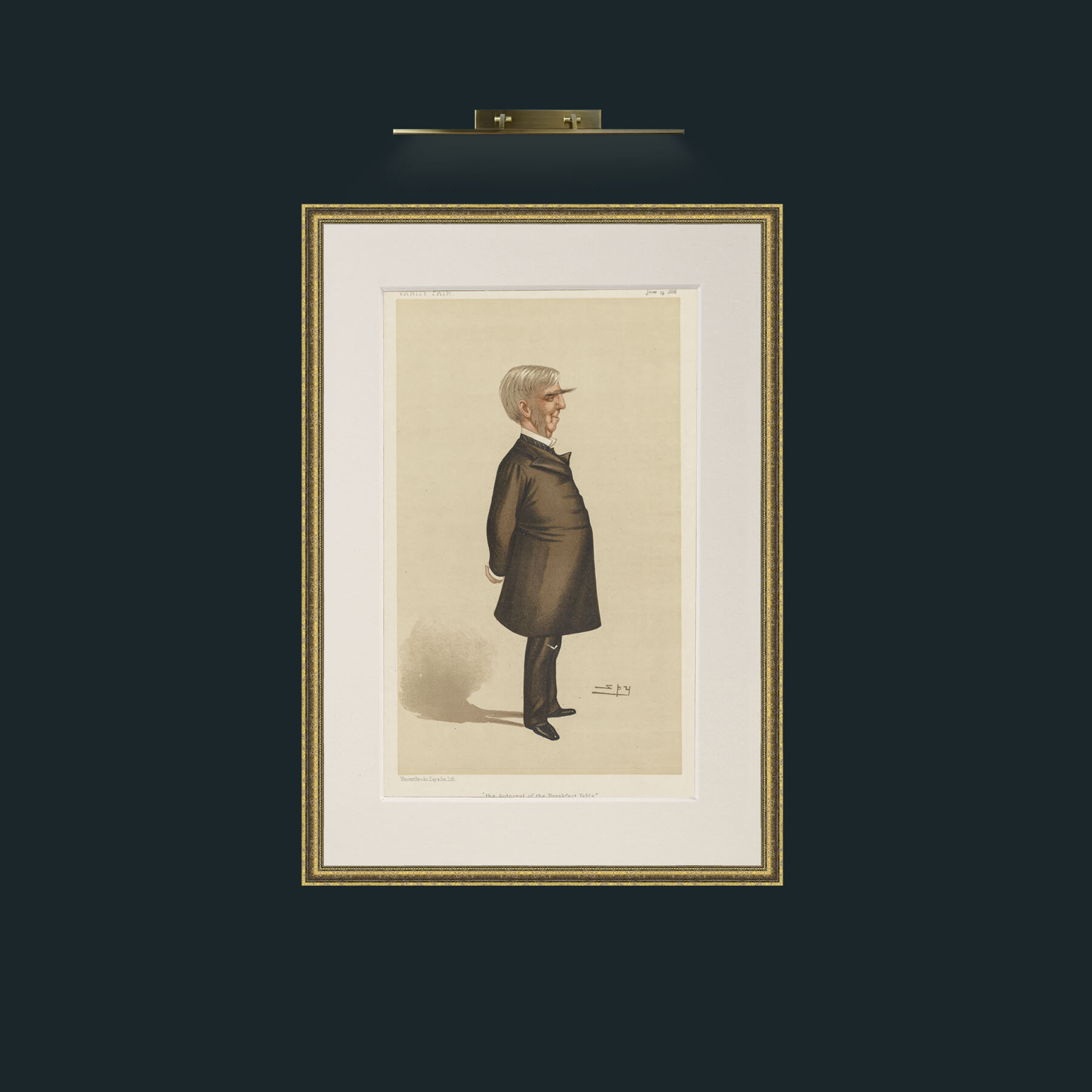 Art-The Aristocrat of the Breakfast Table.jpg-Frame-1GiltTextured-Mount-1Antique.jpg
