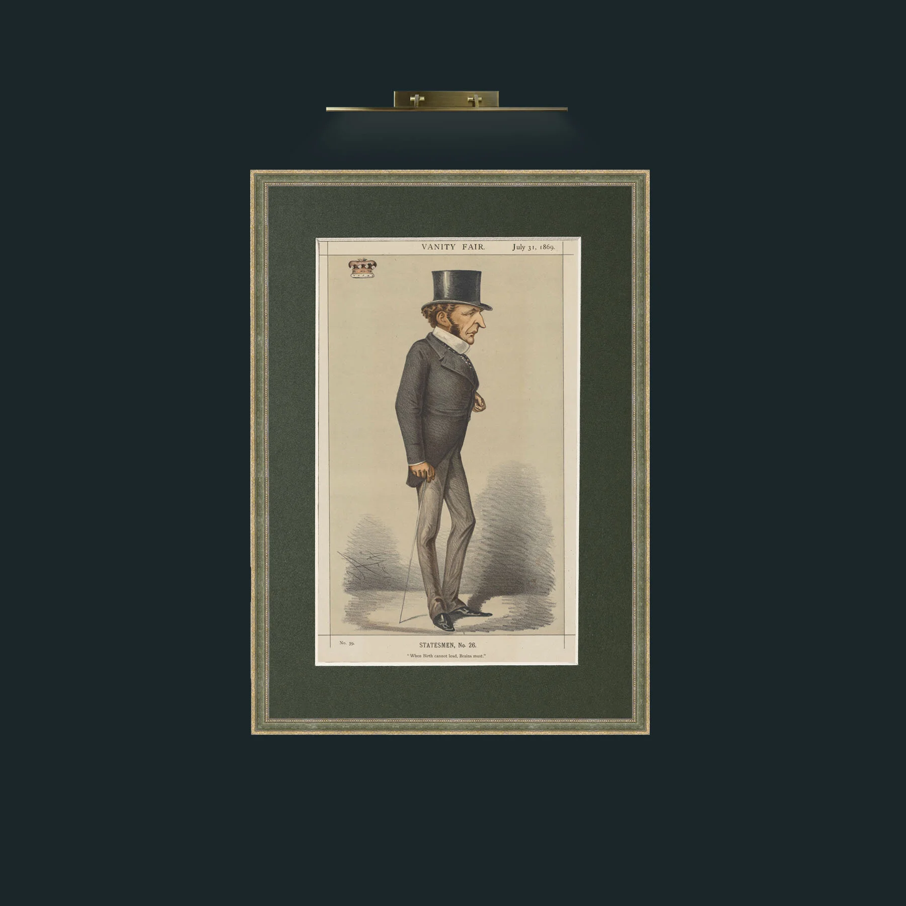 Art-The Brains.jpg-Frame-2GreenGiltTextured-Mount-2Green.jpg