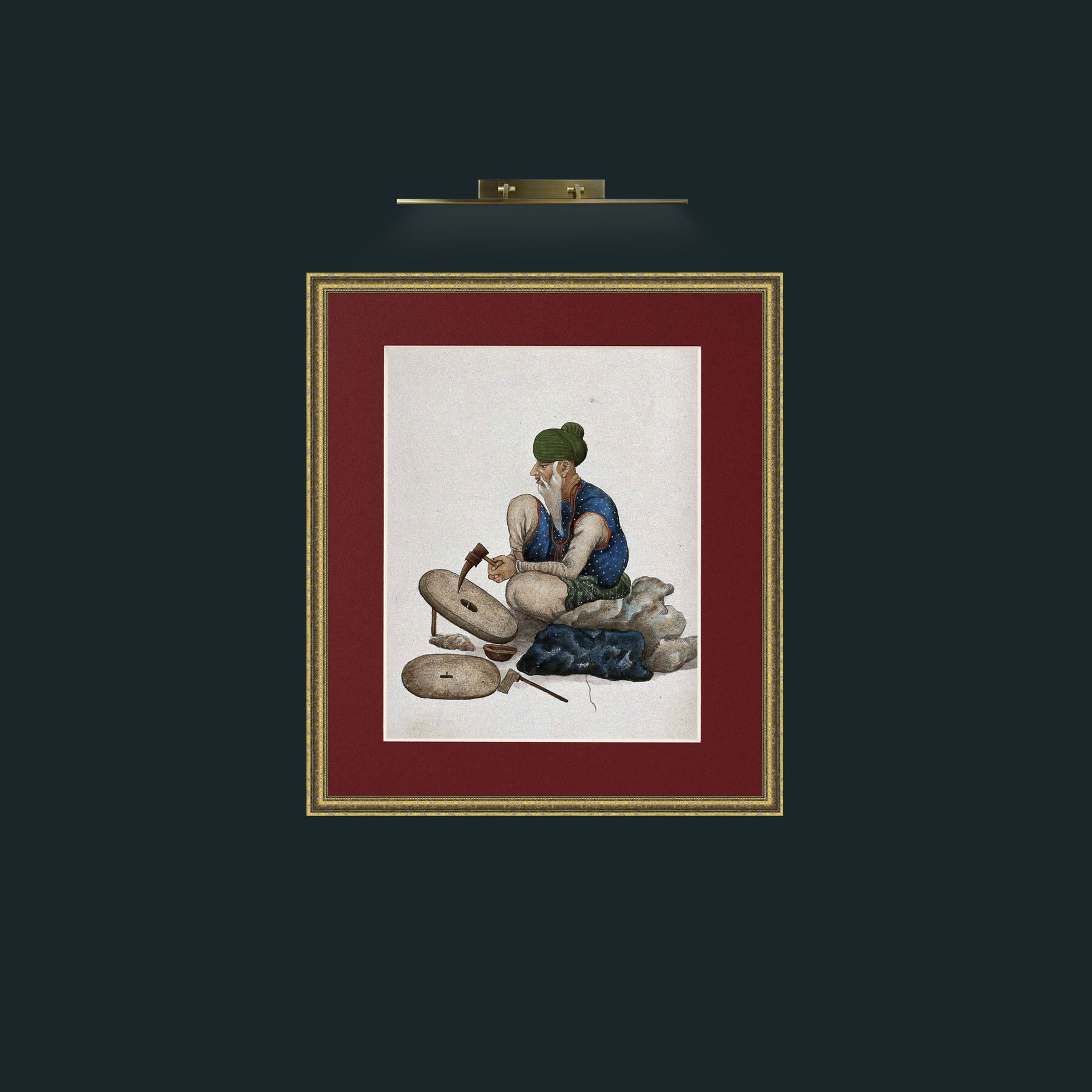 Art-The CraftsmanFrame-1GiltTextured-Mount-4Red-Art-The Craftsman.jpg