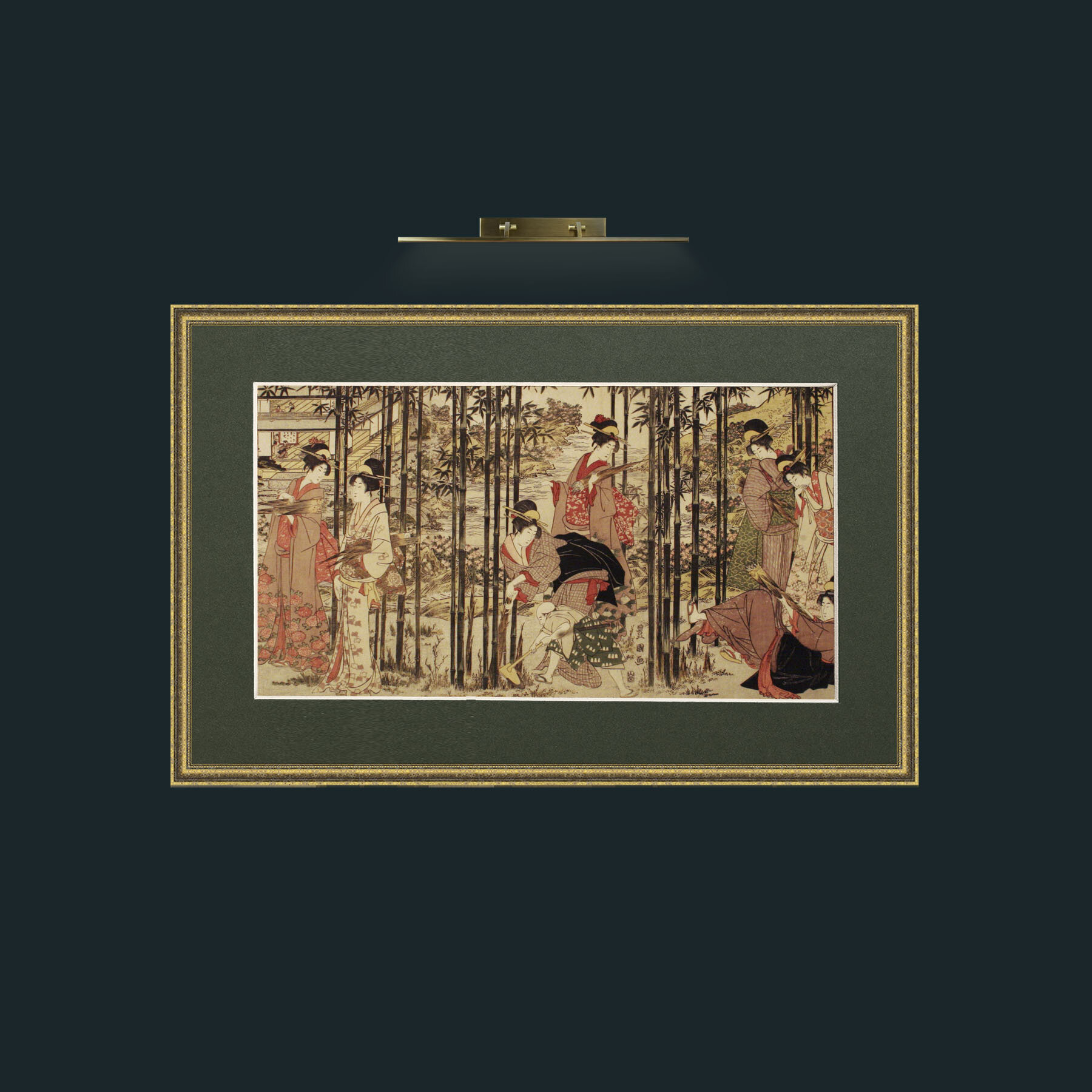 Art-The Fifth Month.jpg-Frame-1GiltTextured-Mount-2Green.jpg