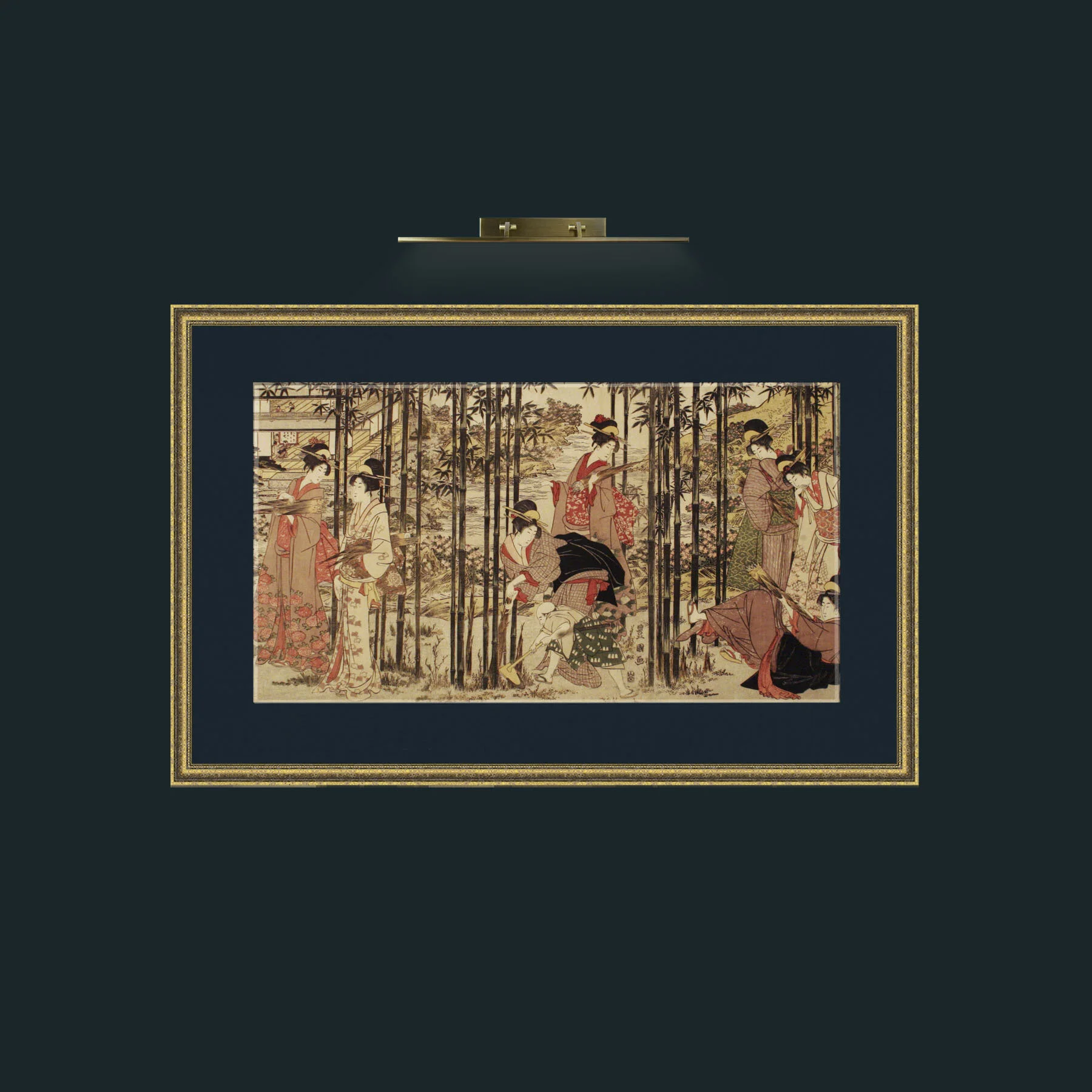 Art-The Fifth Month.jpg-Frame-1GiltTextured-Mount-3Blue.jpg
