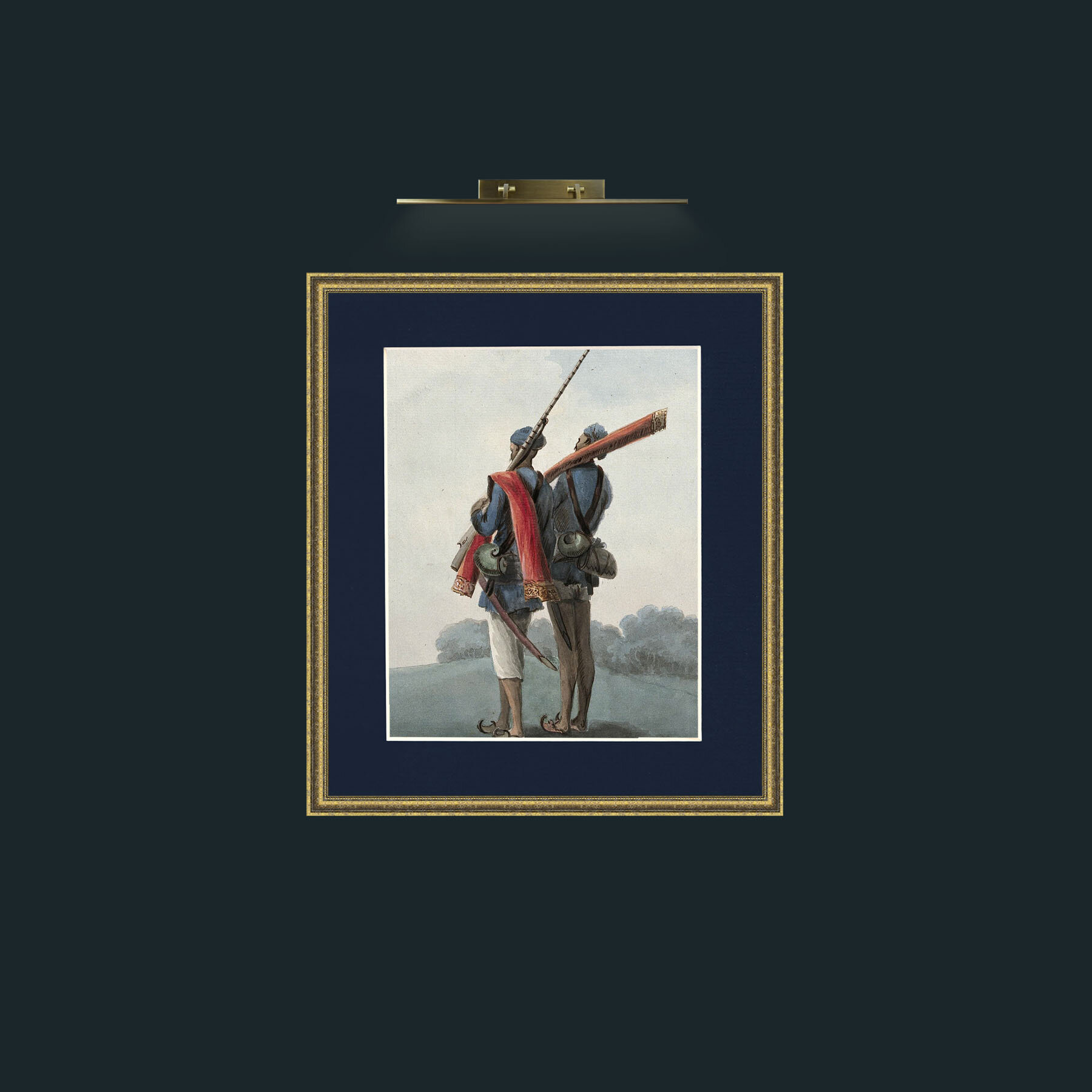 Art-The GuardFrame-1GiltTextured-Mount-3Blue-Art-The Guard.jpg