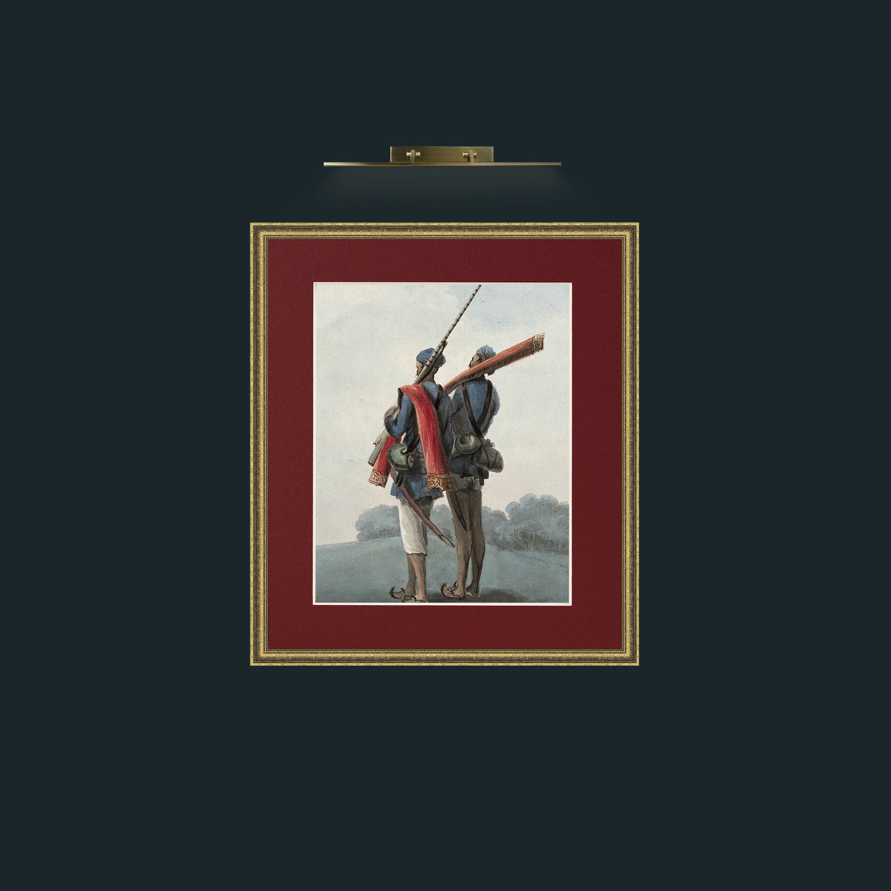 Art-The GuardFrame-1GiltTextured-Mount-4Red-Art-The Guard.jpg
