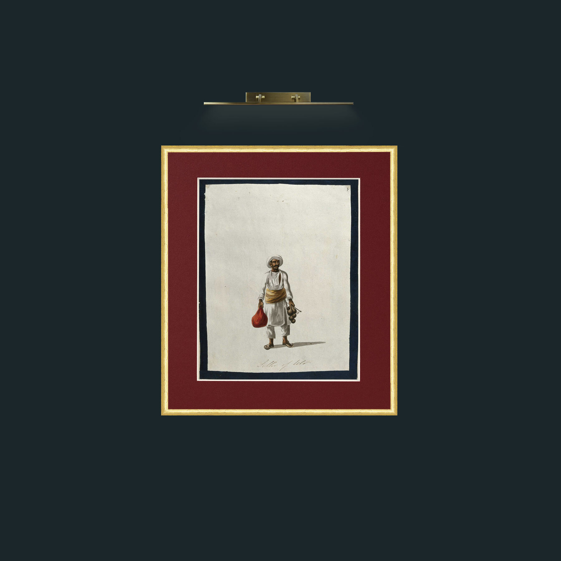 Art-The MerchantFrame-3RoundedGilt-Mount-4Red-Art-The Merchant.jpg
