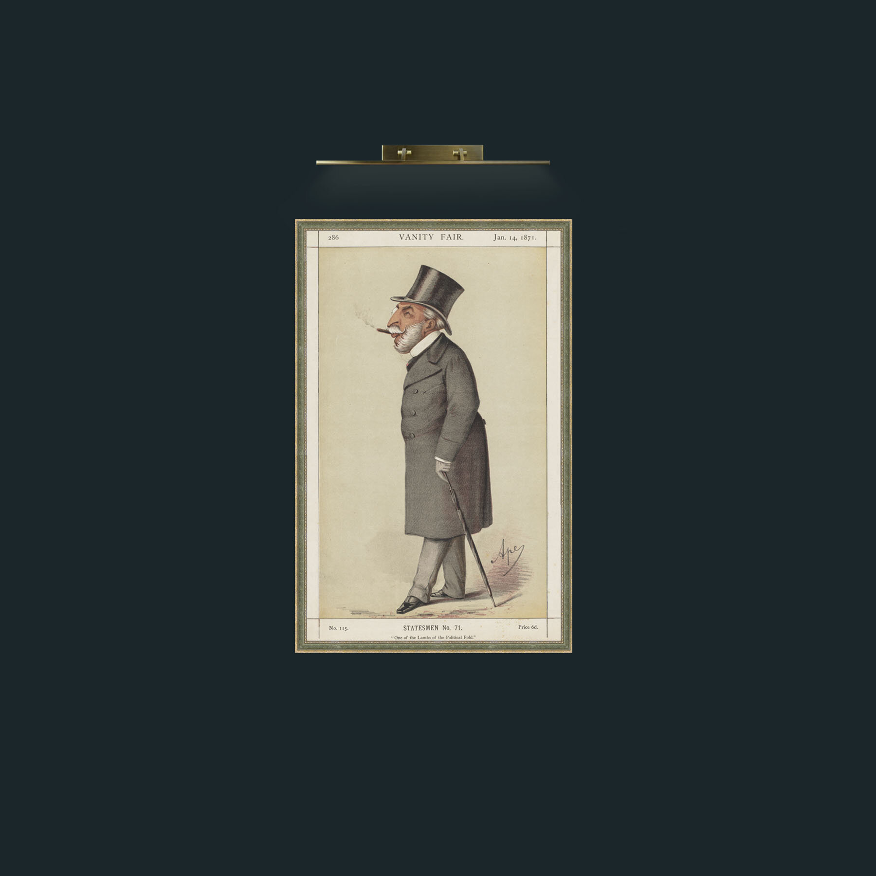 Art-The Politician.jpg-Frame-2GreenGiltTextured.jpg