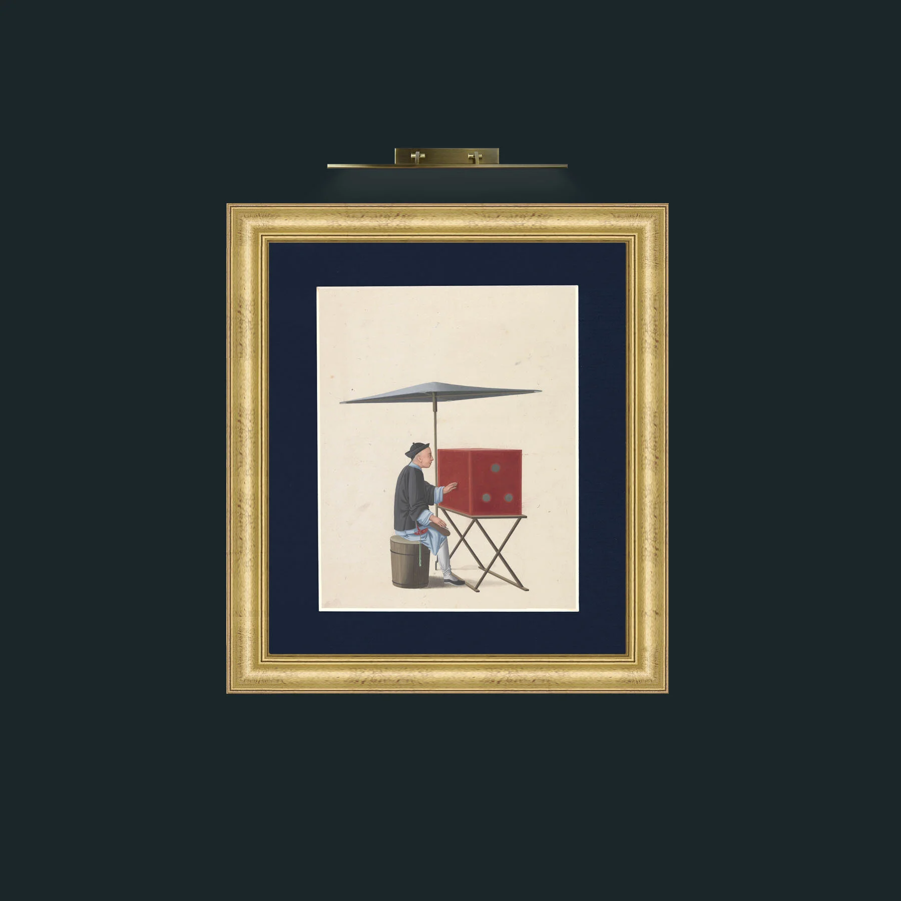 Art-The Red CaseFrame-9WideGilt-Mount-3Blue-Art-The Red Case.jpg