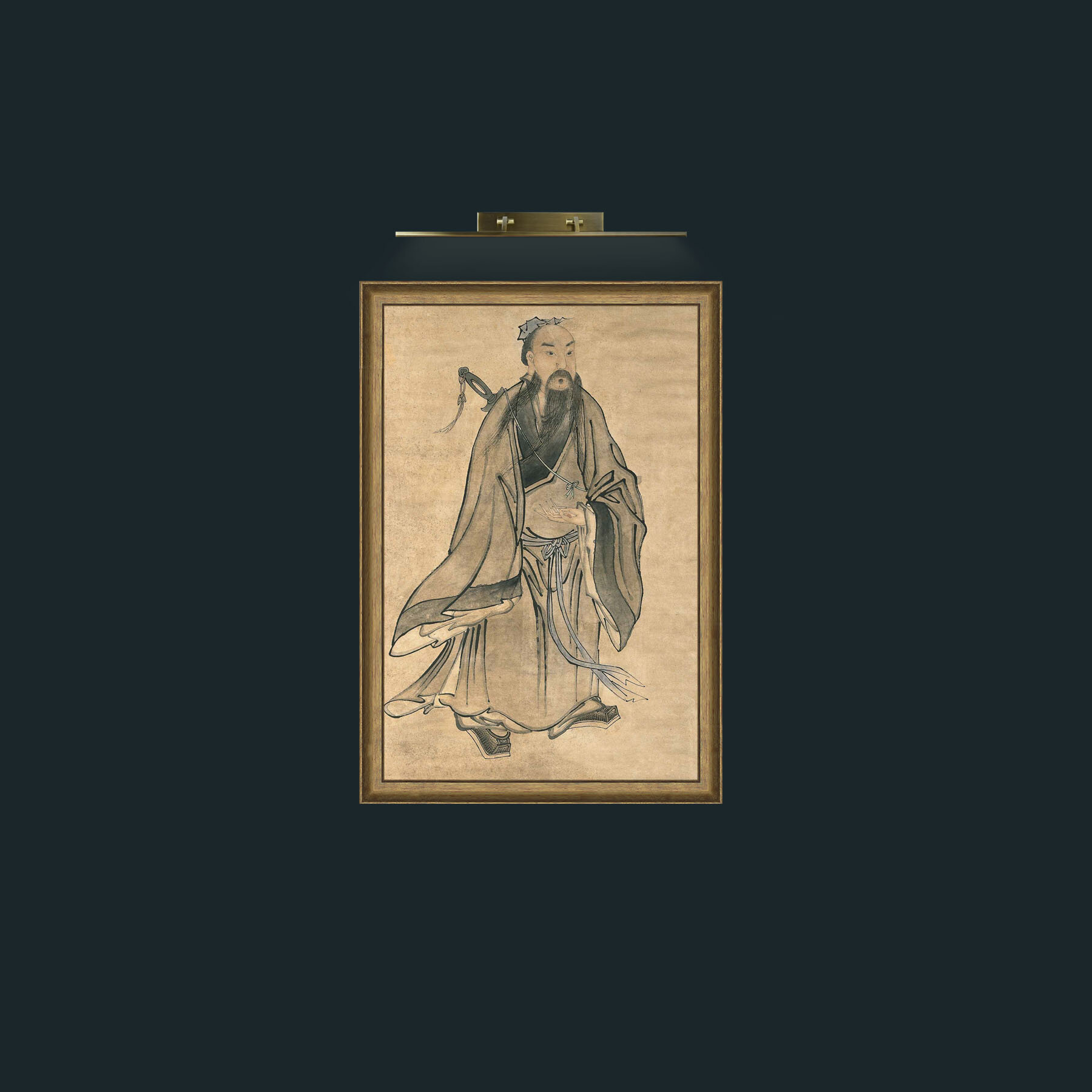 Art-The Warrior-Frame-8RedGreenGilt.jpg