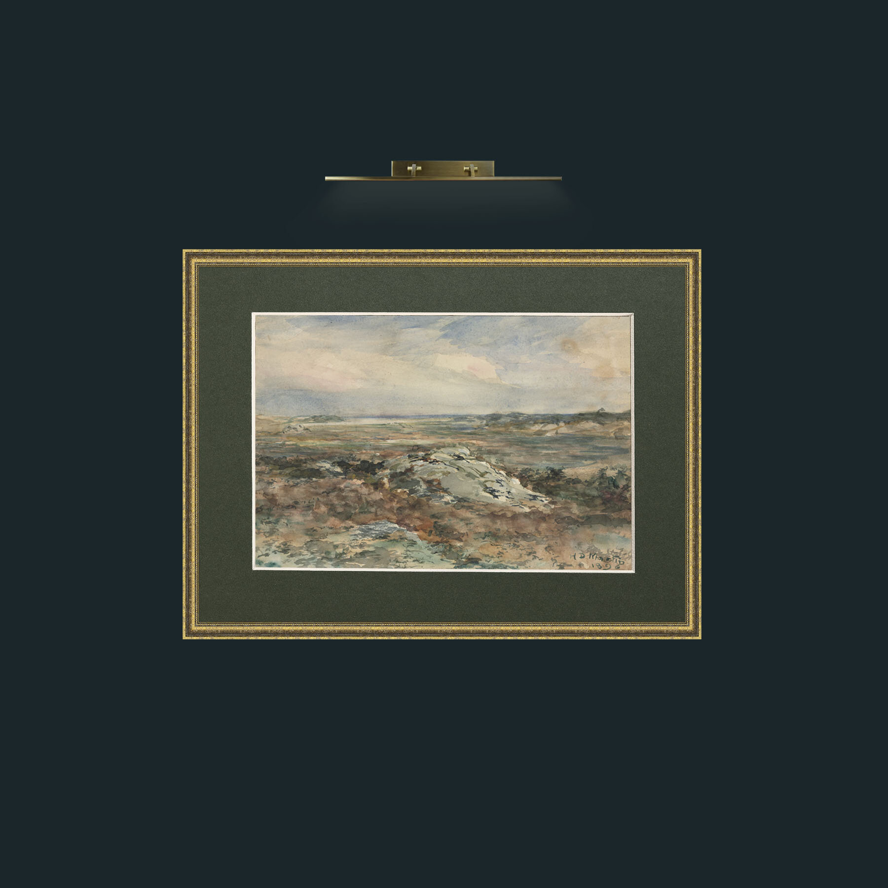 Art-The Moors-Frame-1TexturedGilt-Mount-2Green.jpg