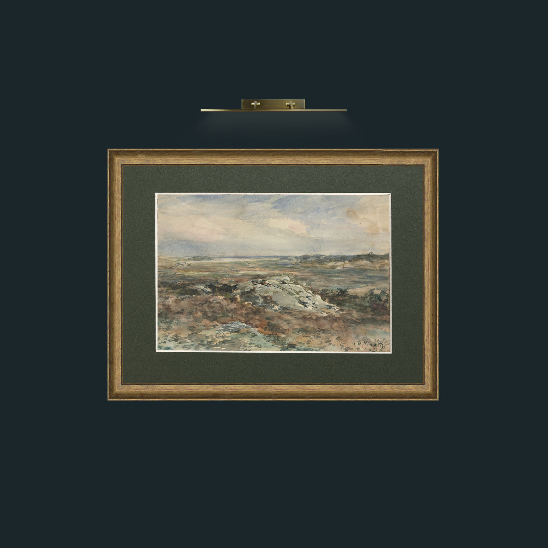 Art-The Moors-Frame-8AntiqueRedGoldGilt-Mount-2Green.jpg