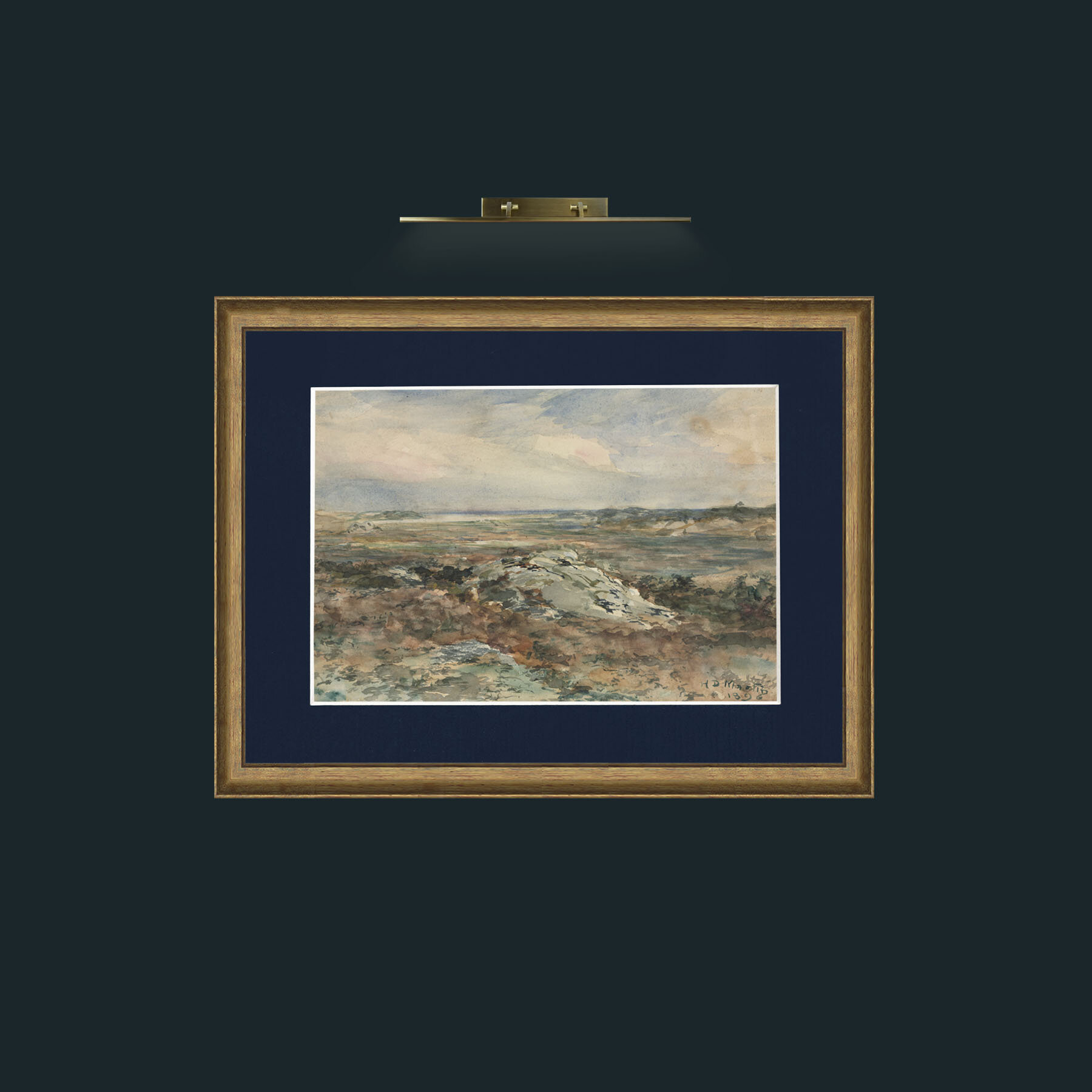 Art-The Moors-Frame-8AntiqueRedGoldGilt-Mount-3Blue.jpg