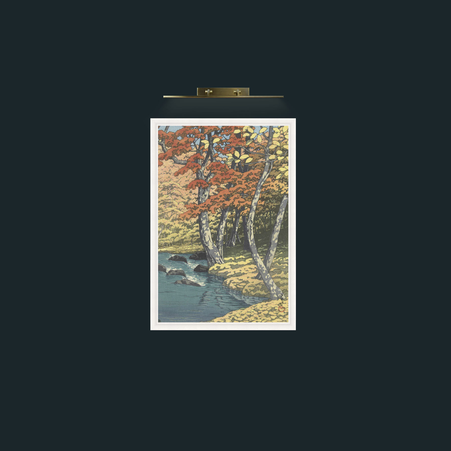Art-The River in Autumn-Frame-5White.jpg