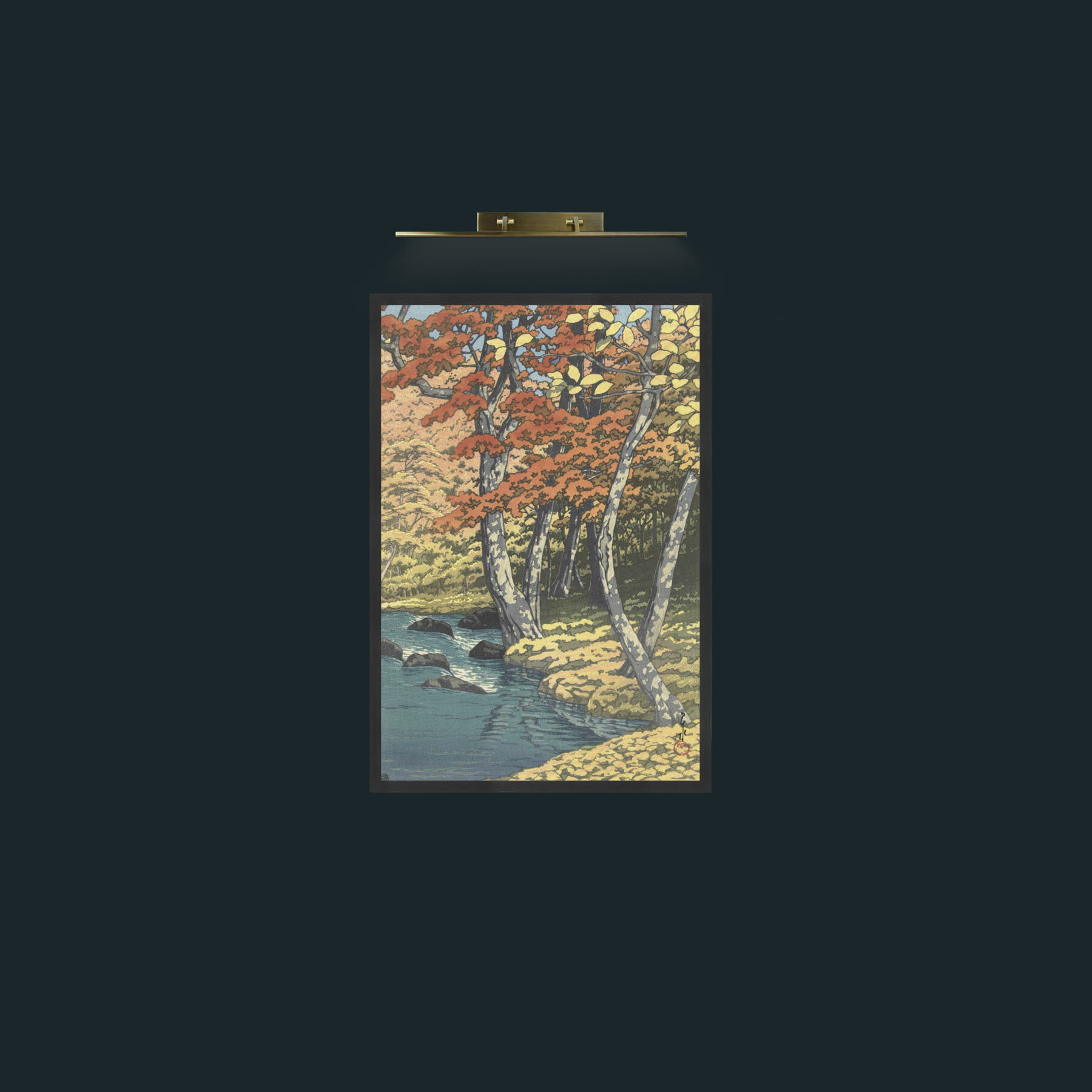 Art-The River in Autumn-Frame-7Black.jpg