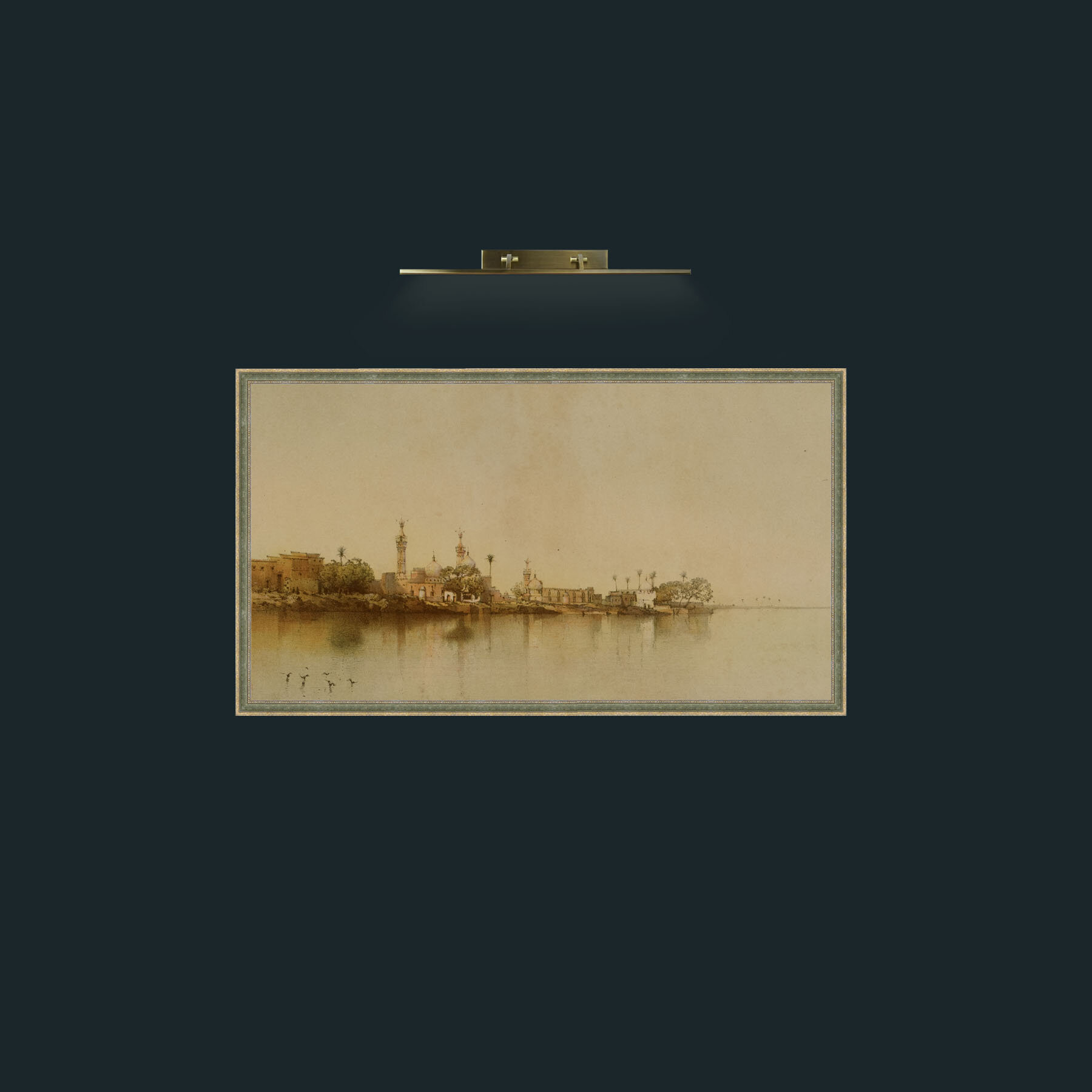 Art-View of the Nile.jpg-Frame-2GreenGiltTextured.jpg