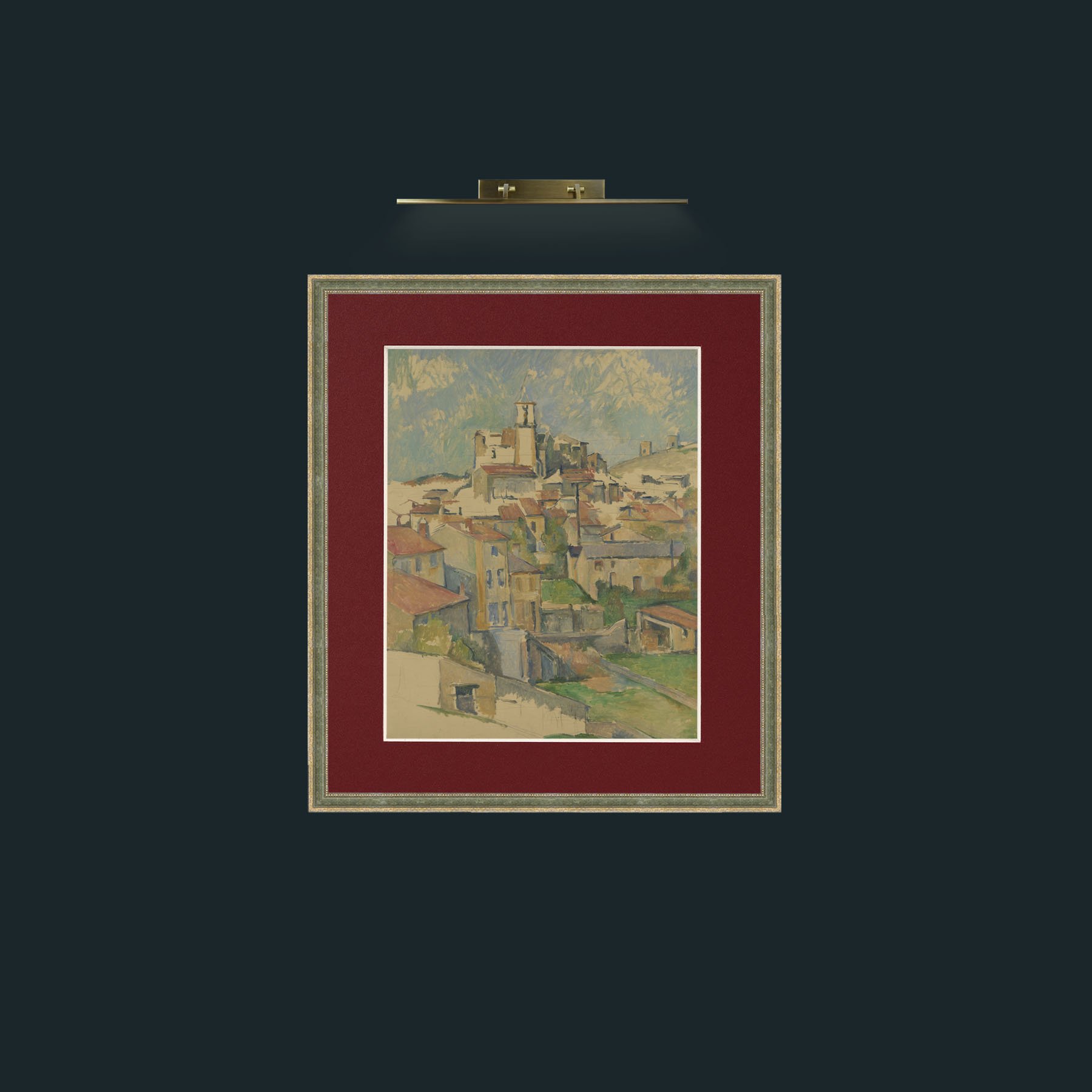 Frame-2GreenGiltTextured-Mount-4Red-Art-Background.jpg