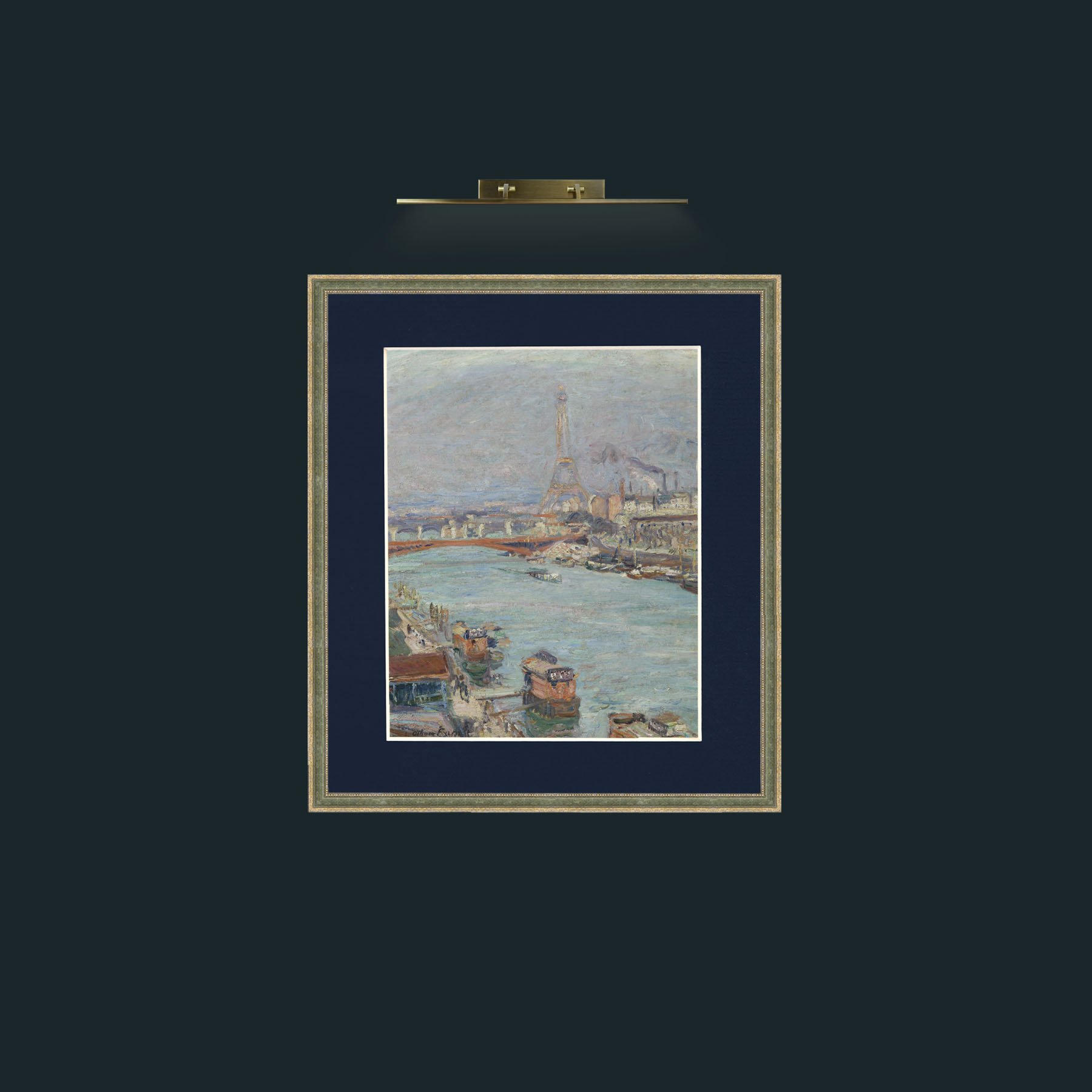 Frame-2GreenGiltTextured-Mount-3Blue-Art-Background.jpg