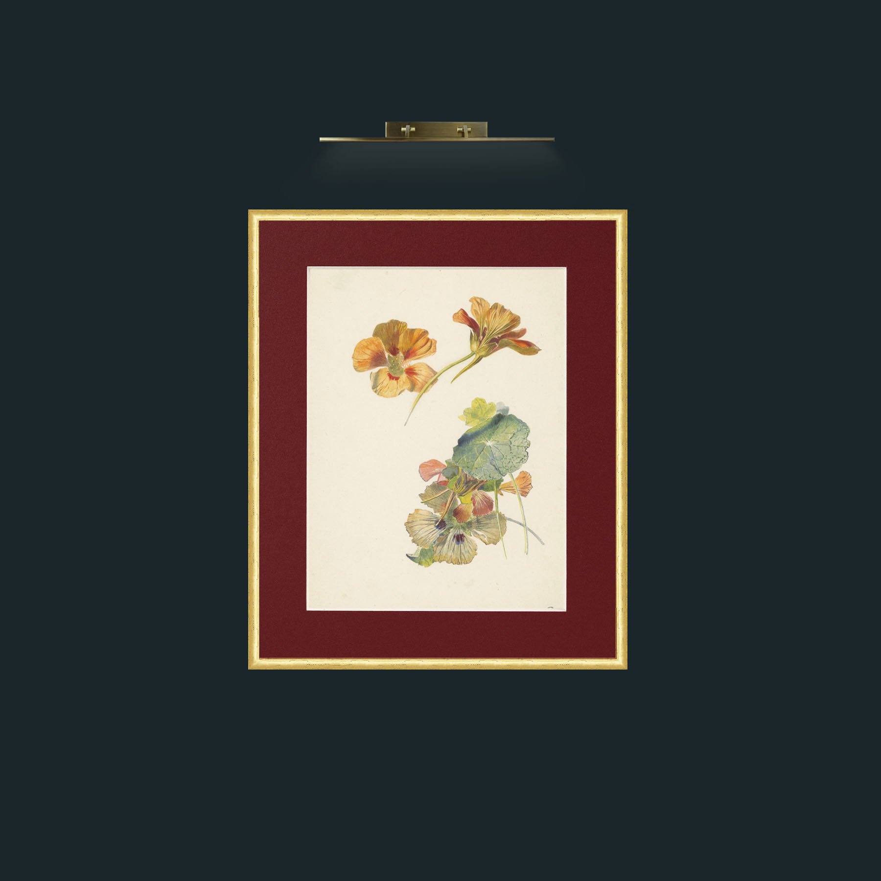 Frame-3RoundedGilt-Mount-4Red-Art-Background.jpg
