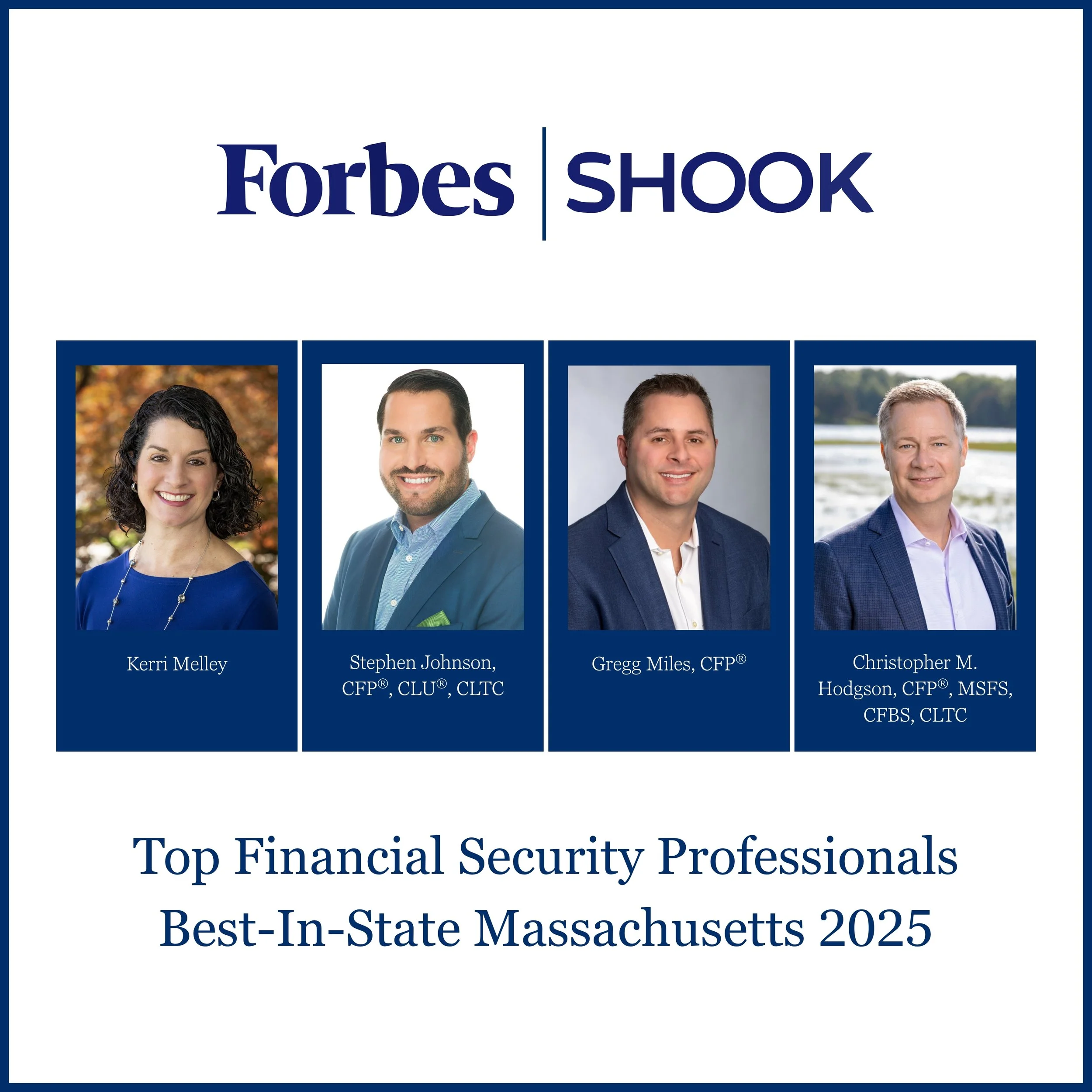 Forbes/SHOOK Names Four Advisors Among Top in Massachusetts for 2025