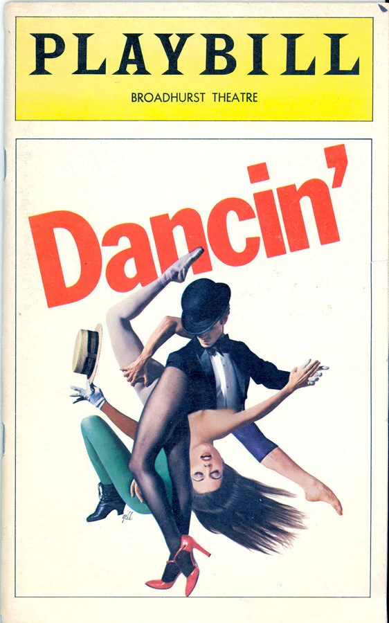 Bob Fosse "RECOLLECTIONS OF AN OLD DANCER" three act Dancin' program, 1978