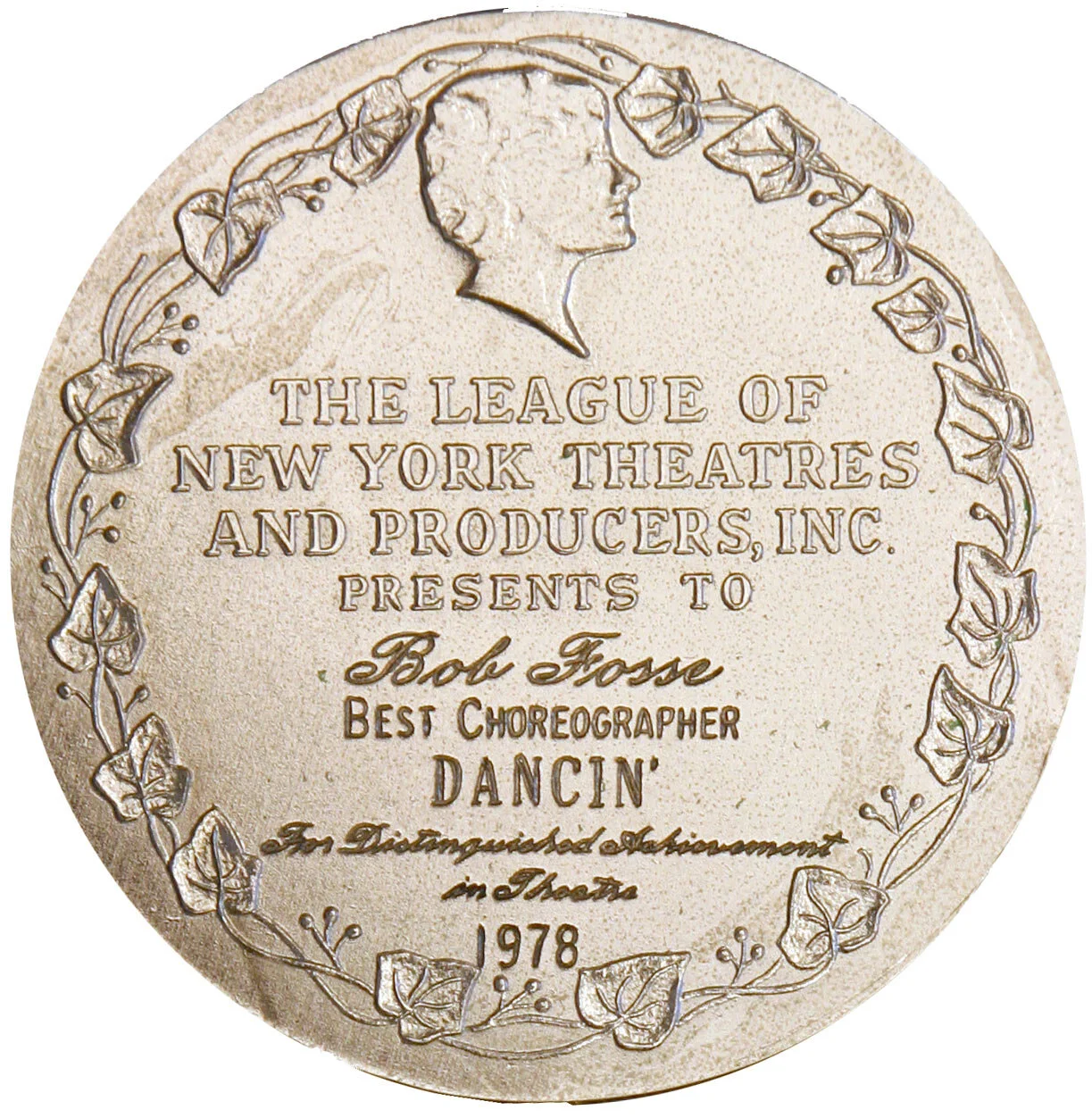 Bob Fosse Danicn' Choreographer Tony Award, 1978