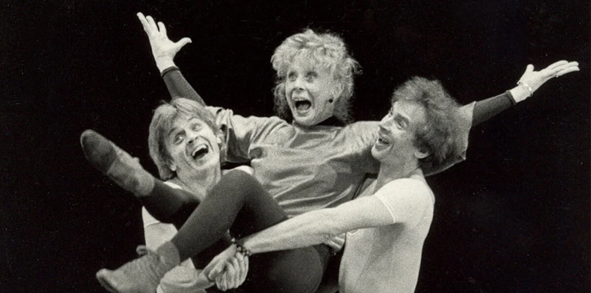 Gwen Verdon "Upending" Paul Taylor Dance Company with Mikhail Baryshnikov & Rudolf Nureyev, 1981