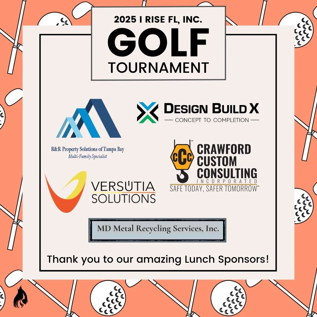 Thank You to Our Lunch &amp; Hole Sponsors!

We are so grateful to the amazing partners who stepped up as Lunch Sponsors and Hole Sponsors for the 4th Annual I Rise Golf Tournament!

Your generosity fuels our golfers, volunteers, and guests, keeps th
