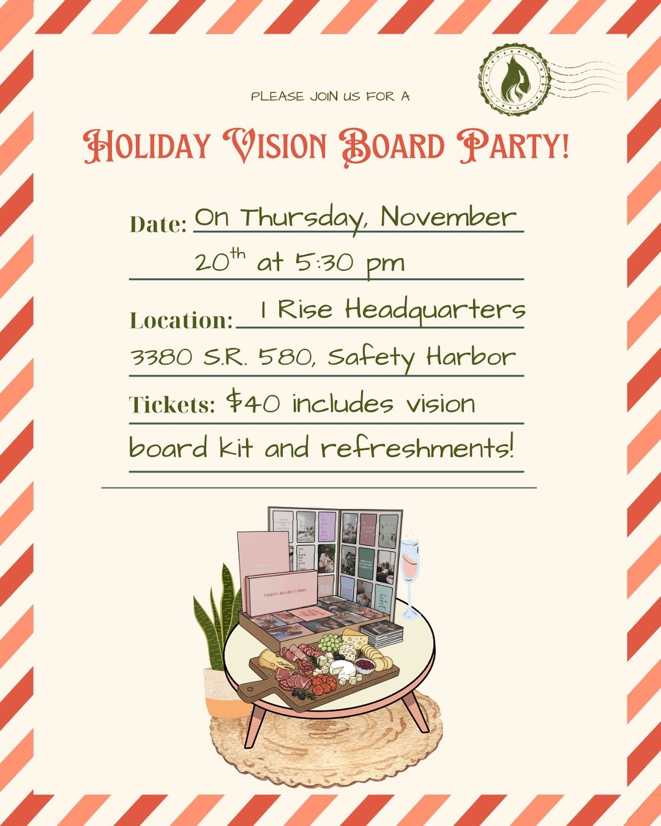 Join us next Thursday for an exclusive and super fun holiday event! 
.
Chat and mingle with the I Rise team, reflect on your 2025, and vision cast for what you will create in 2026!
.
Only 12 spots left, so don&rsquo;t delay! 
.
I Rise Curated Gift Co
