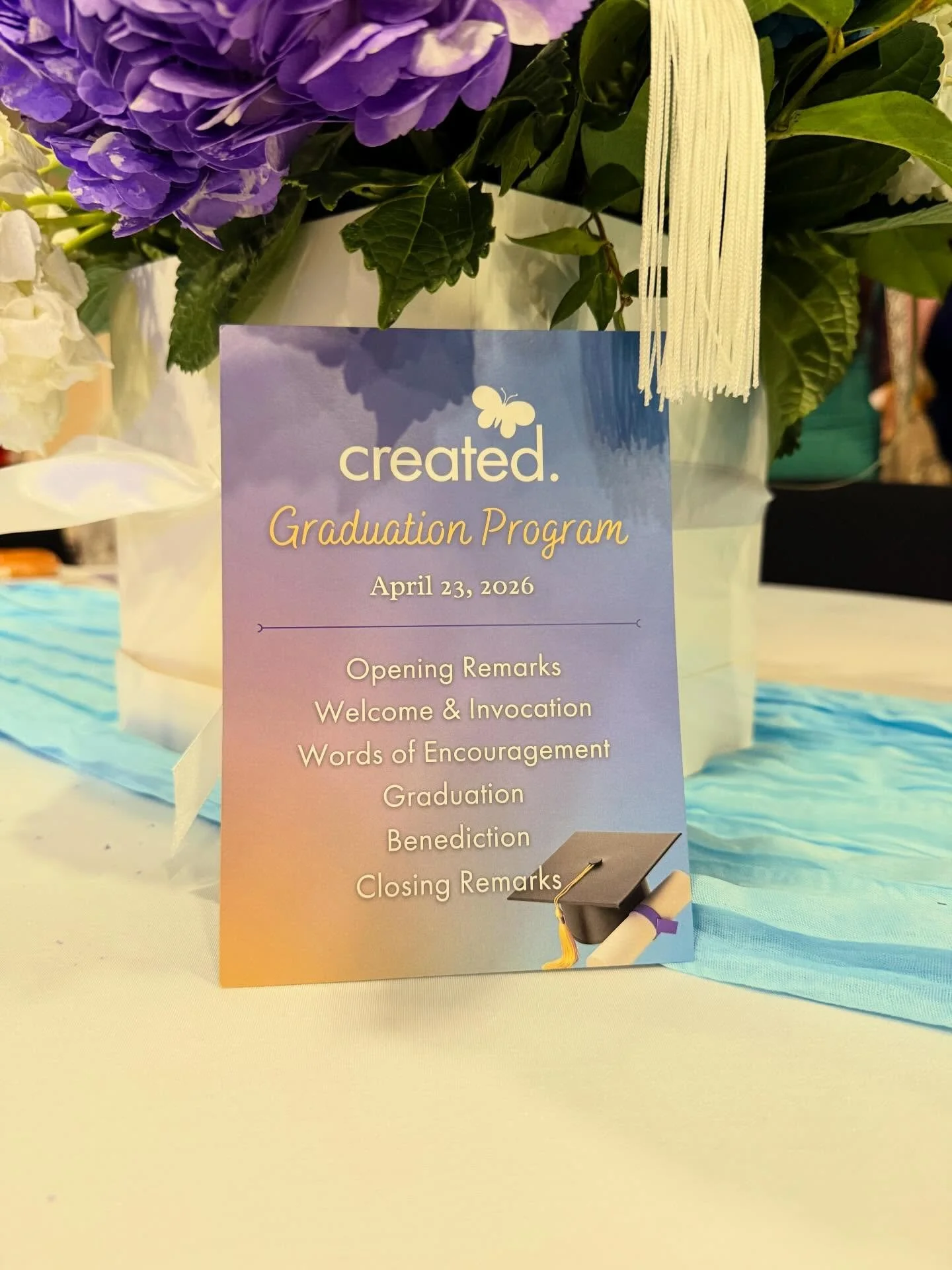 Congratulations to the amazing women who graduated from @createdwomen this evening. It is a joy and an honor to witness you rise. We love you Created women and staff!! 🫶🫶🦋🔥