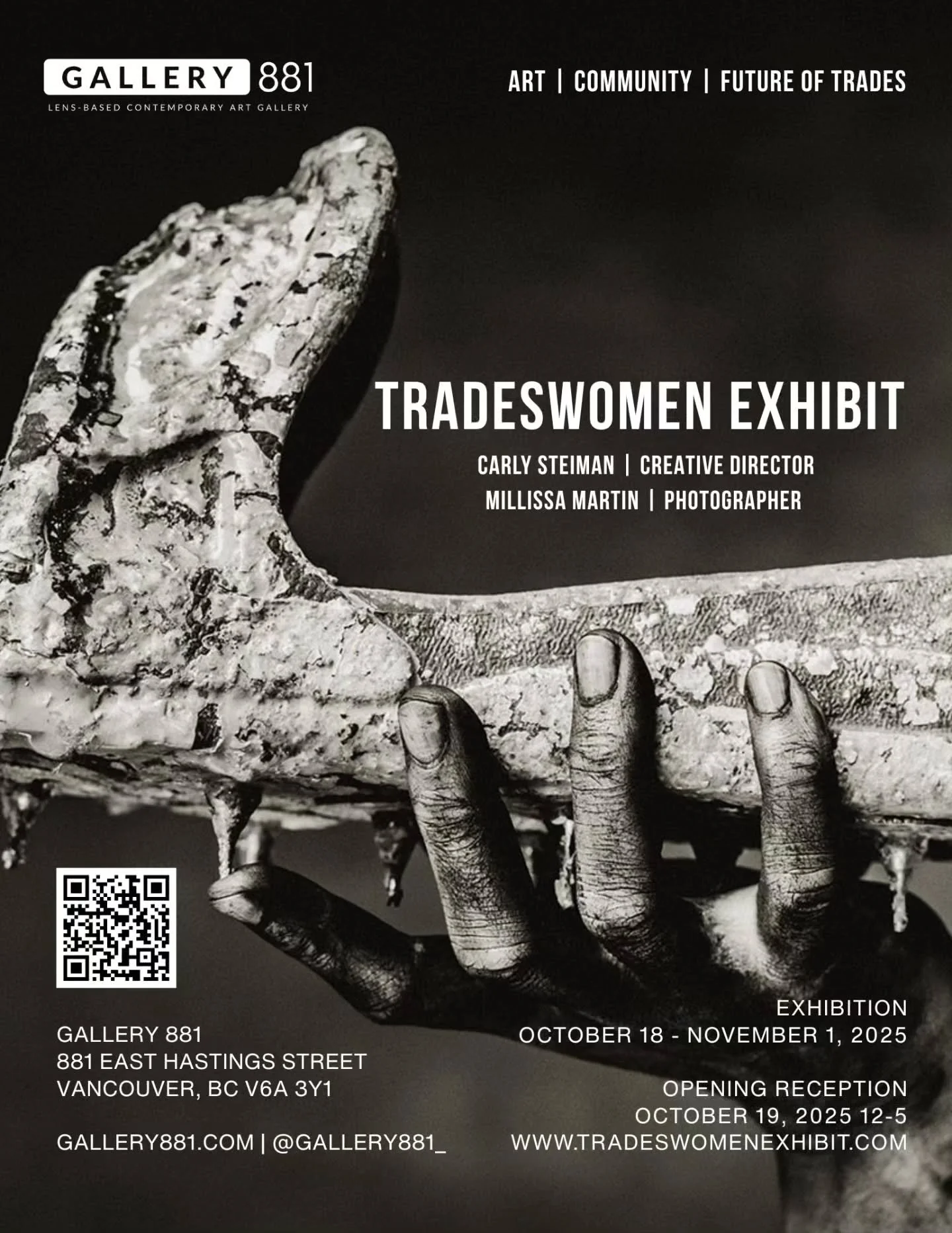 Hey friends! Exciting news! @gallery881_ has officially launched Tradeswomen Exhibit on their website that shares the Who and Why for this mission! Please take a peek for a nice read. #biased😍🛠️

This October, we&rsquo;re bringing 10 powerful portr