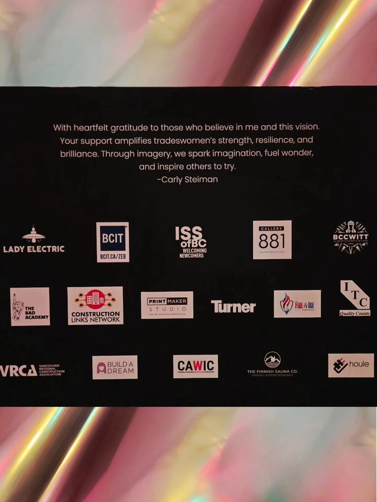 Wrapping gifts tonight looks a little different this year - it&rsquo;s wrapping 2026 Tradeswomen Calendars instead. ✨

This journey has taught me more than I could have imagined. What started as a simple idea to inspire youth has grown into something