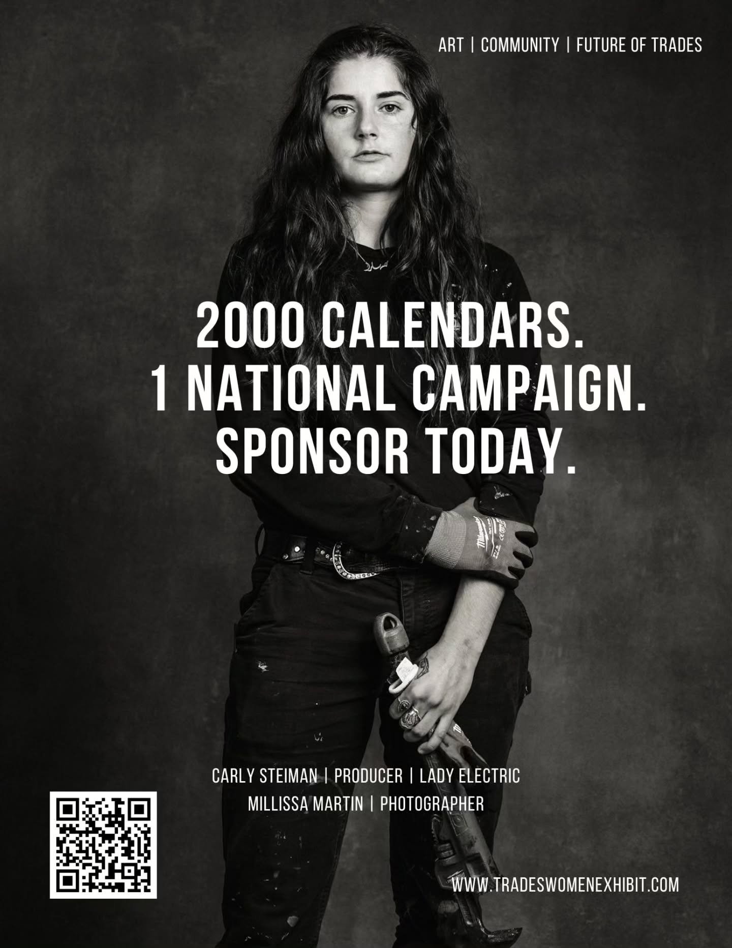 2000 calendars.
1 national campaign.
Partnering coast to coast to place calendars directly into high school shops - where pathways open and future talent takes shape.
Grateful for the organizations supporting women in trades and education who get it.
