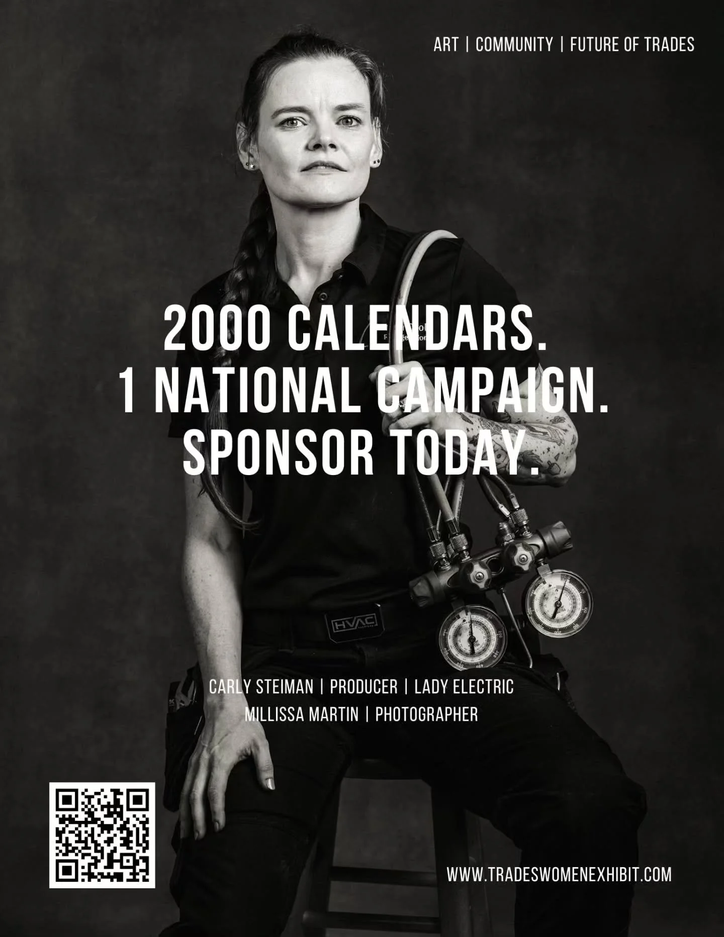 2000 calendars.
1 national campaign.
Partnering coast to coast to place calendars directly into high school shops - where pathways open and future talent takes shape.

Grateful for the organizations supporting women in trades and education who get it