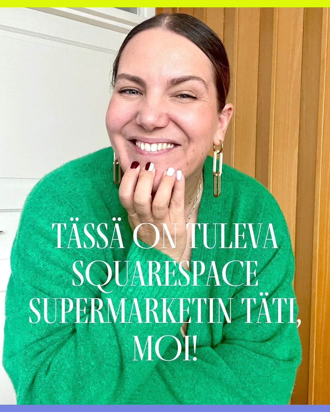 T&auml;&auml;ll&auml; tuleva Squarespace Supermarketin t&auml;ti, moi! 👋🏻

Squarespace Supermarket on pian avautuva verkkokauppa &ndash; v&auml;h&auml;n kuin digitaalinen l&auml;hikauppa, josta pienyritt&auml;j&auml; voi napata just ne herkut, joit