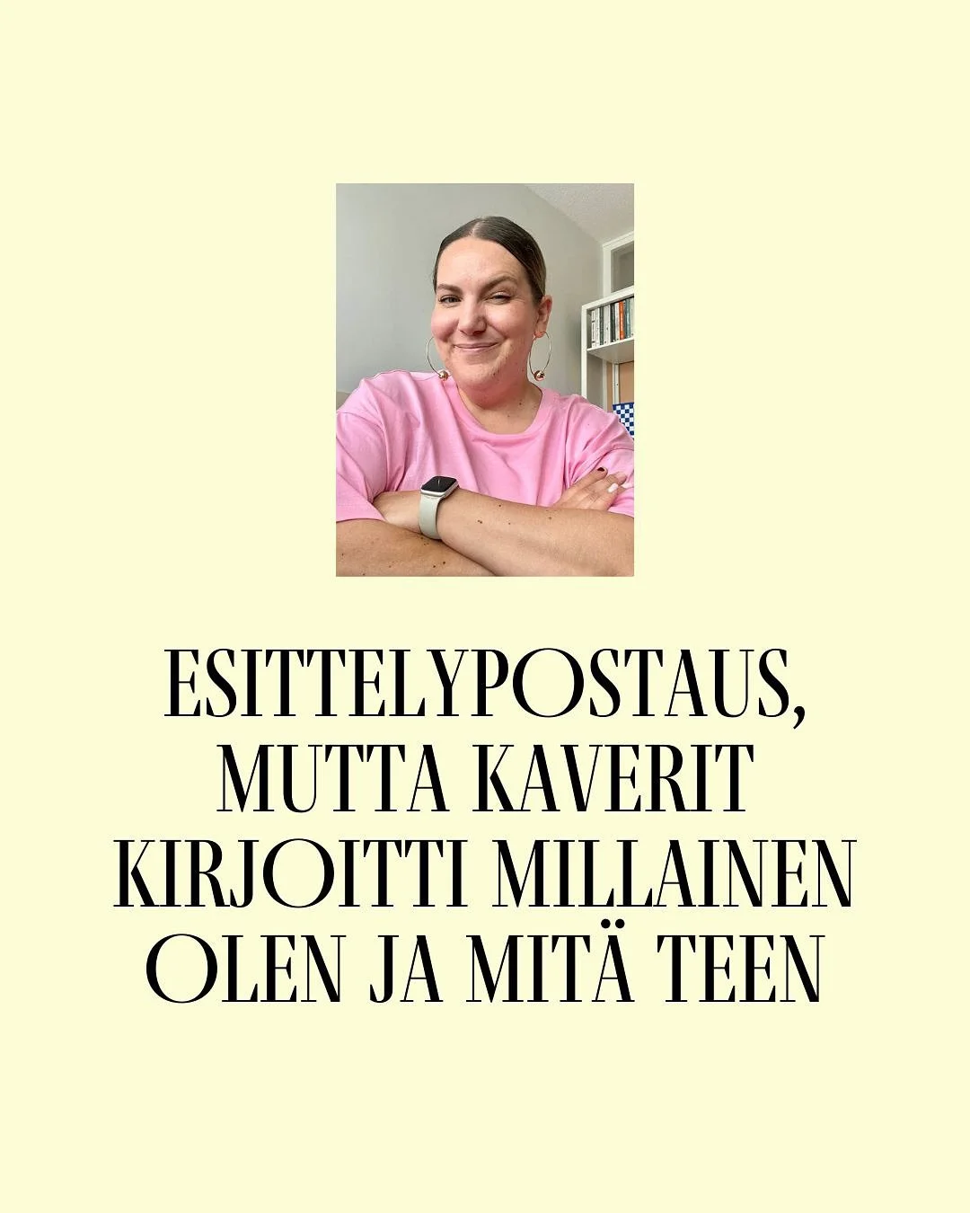 Kysyin mun kavereilta miten he kuvailisivat mua parilla sanalla sit&auml; mit&auml; he olettavat, ett&auml; m&auml; teen ty&ouml;kseni 🤩

Vaikka ihan l&auml;himpien kavereiden kanssa tulee puhuttua aika tosi paljon kaikkea muutakin kuin ty&ouml;jutt