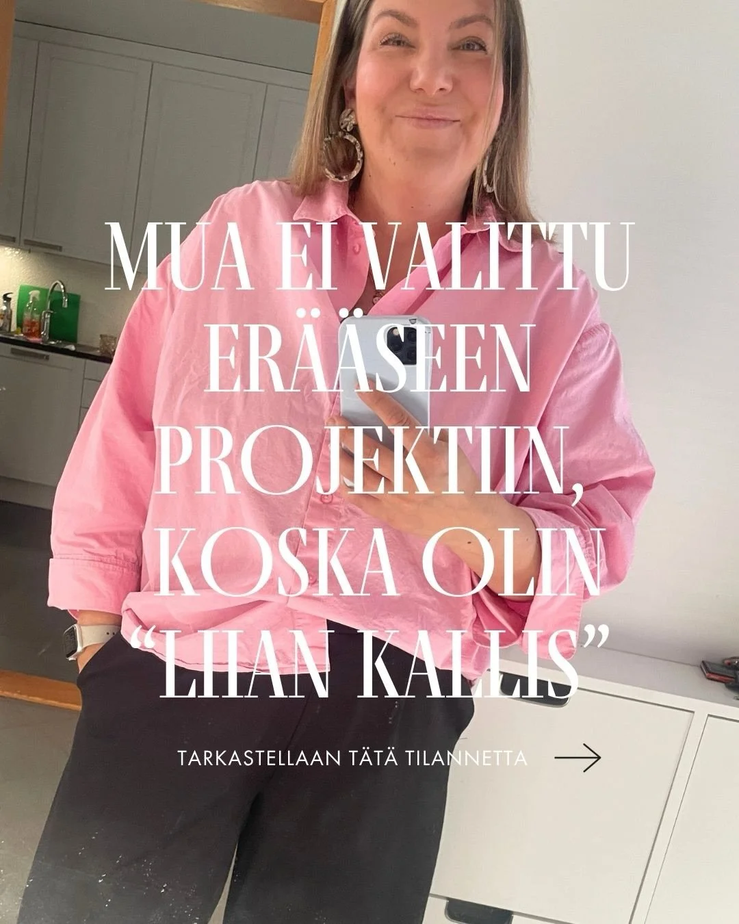 Mua ei valittu er&auml;&auml;seen nettisivuprojektiin tekij&auml;ksi, koska olin liian kallis. 

Rehellisesti, ymm&auml;rr&auml;n t&auml;ysin, ett&auml; aina ei pysy panostamaan tuhansia euroja johonkin. Ja se on fine!

Mutta t&auml;ss&auml; kohtaa t