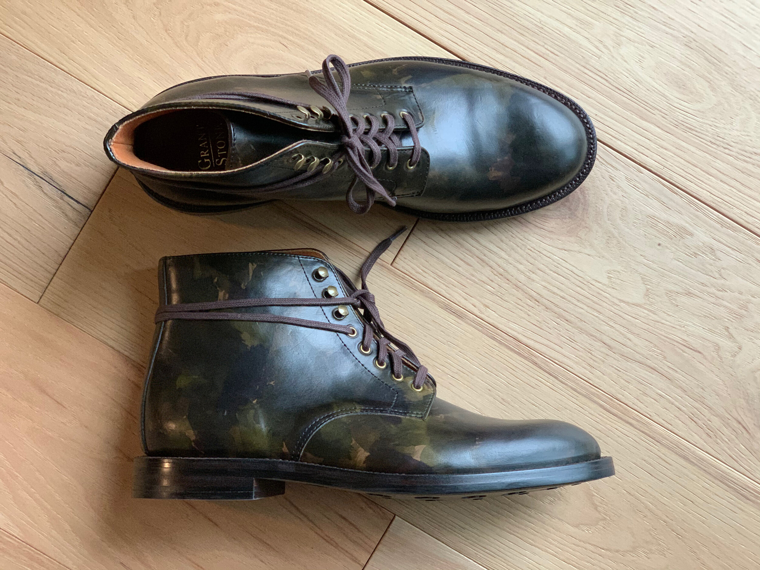 CAMO CXL, made at Horween, Chicago. Diesel Boot by Grant Stone.