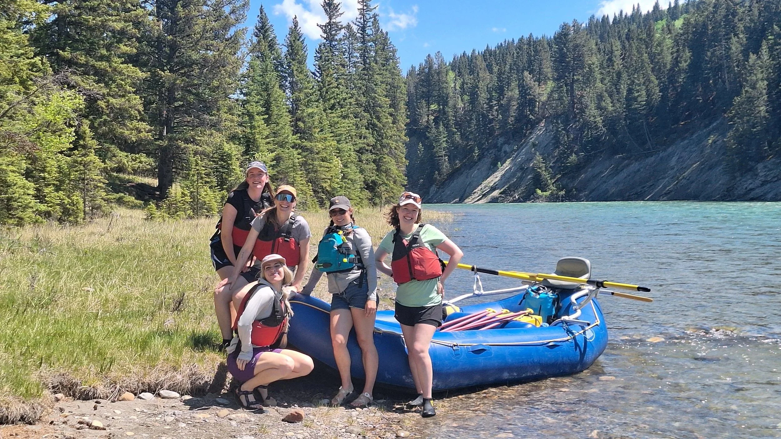 River Raft Adventure lunch break