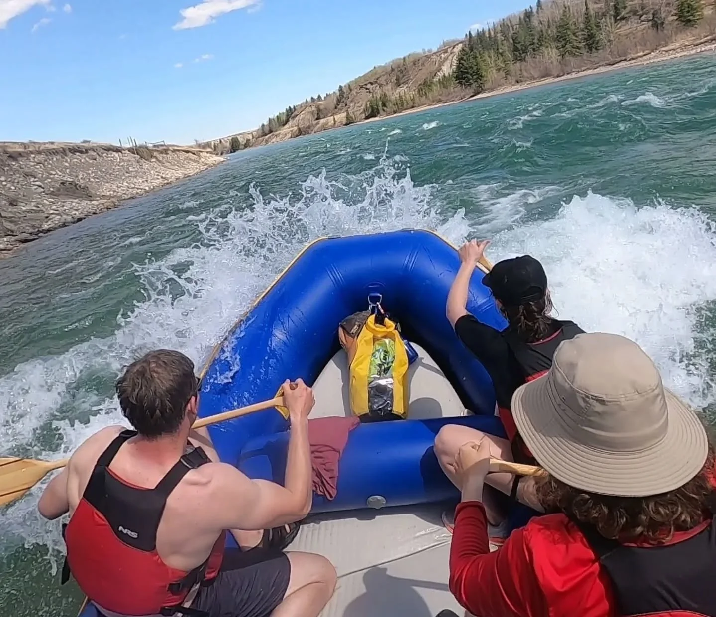River Raft Adventure on the Bow River