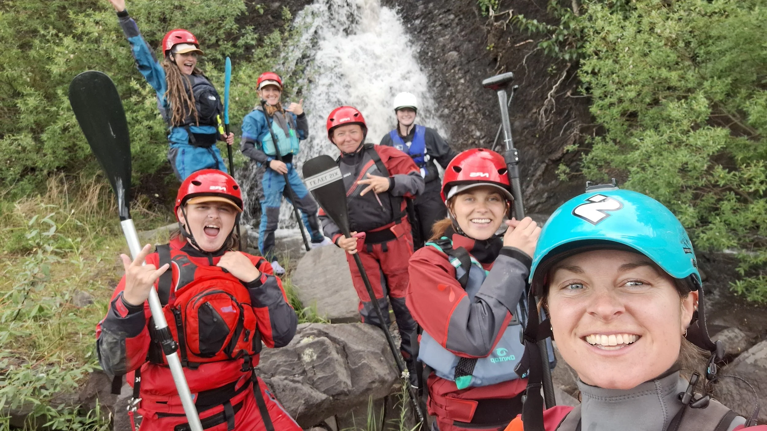 Paddle boarding course in Tumbler Ridge
