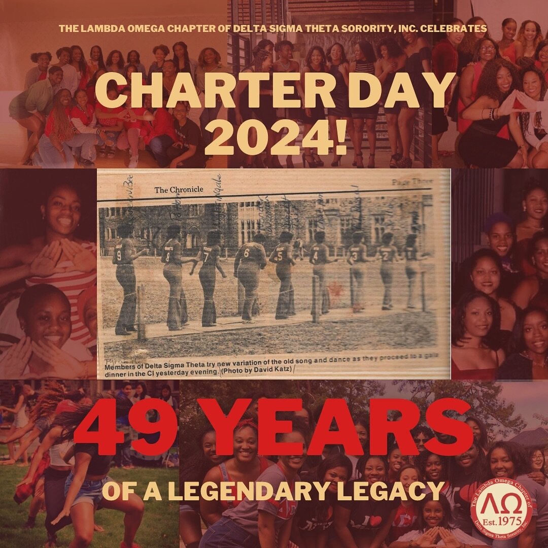 Today marks 49 years of a LEGENDARY LEGACY of the Lambda Omega Chapter of Delta Sigma Theta Sorority, Inc. To all LQ sorors at home and abroad, we hope you have an amazing day commemorating our excellence, our sisterhood, and the bright light that is