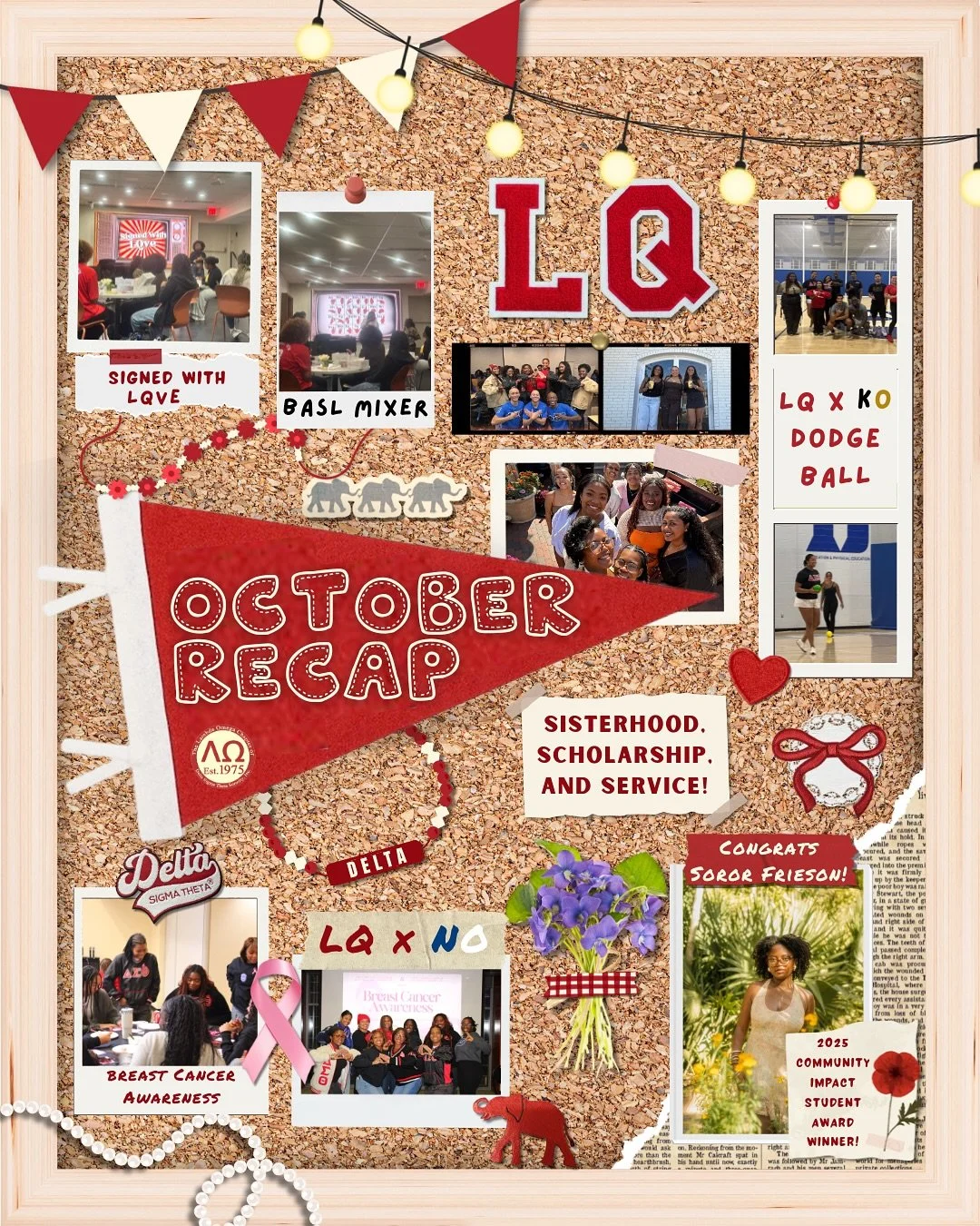 We&rsquo;ve been off to a great start in November, but let&rsquo;s look back on October! We had great collaborations, an amazing Black American Sign Language Mixer, and celebrated Sisterhood, Scholarship, and Service all month. A special congratulati