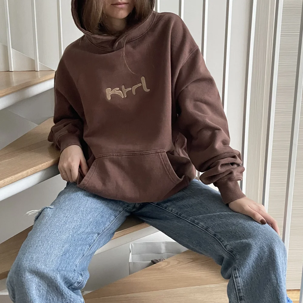 Brown Hoodie — ktrl.