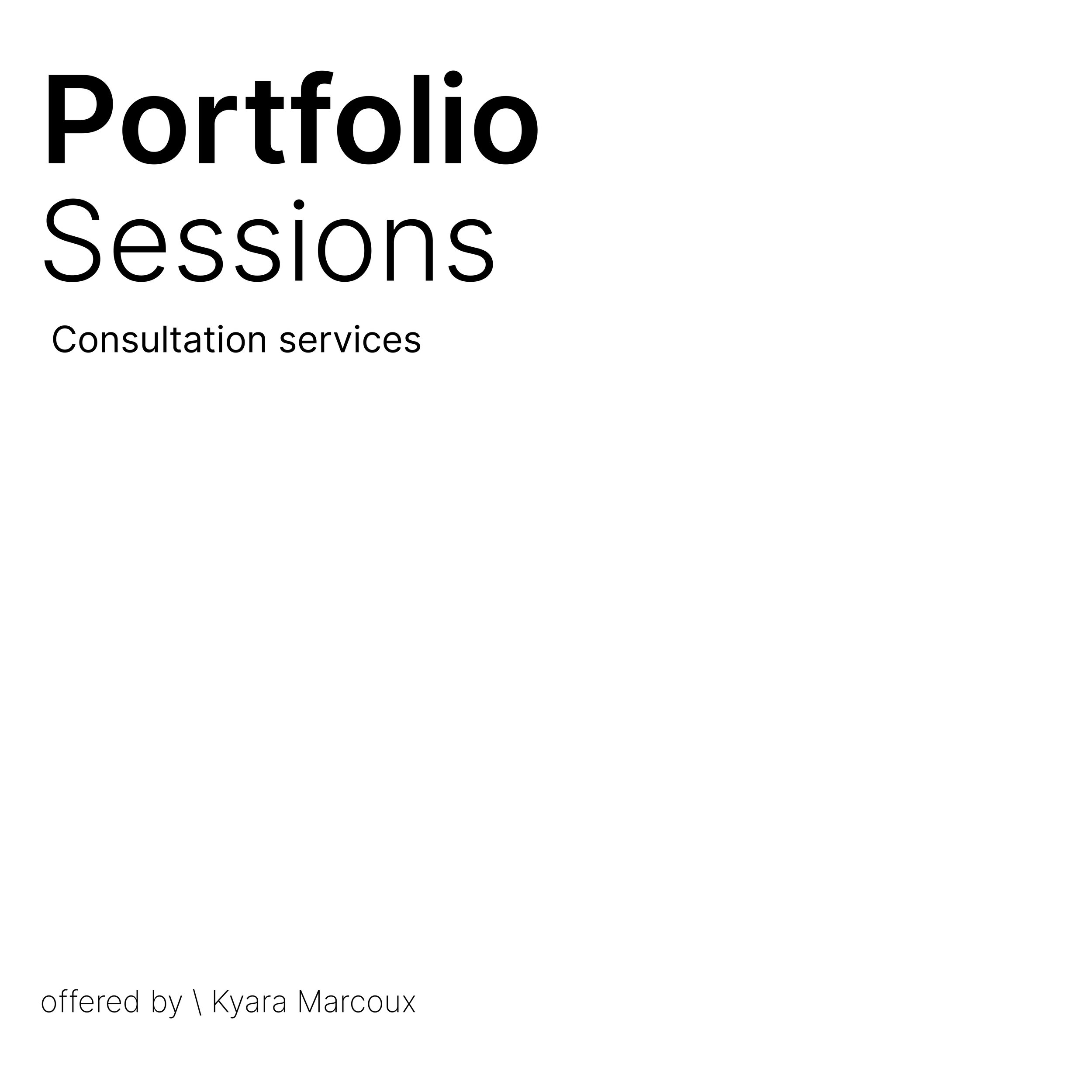 Architecture Portfolio Review | Via Email