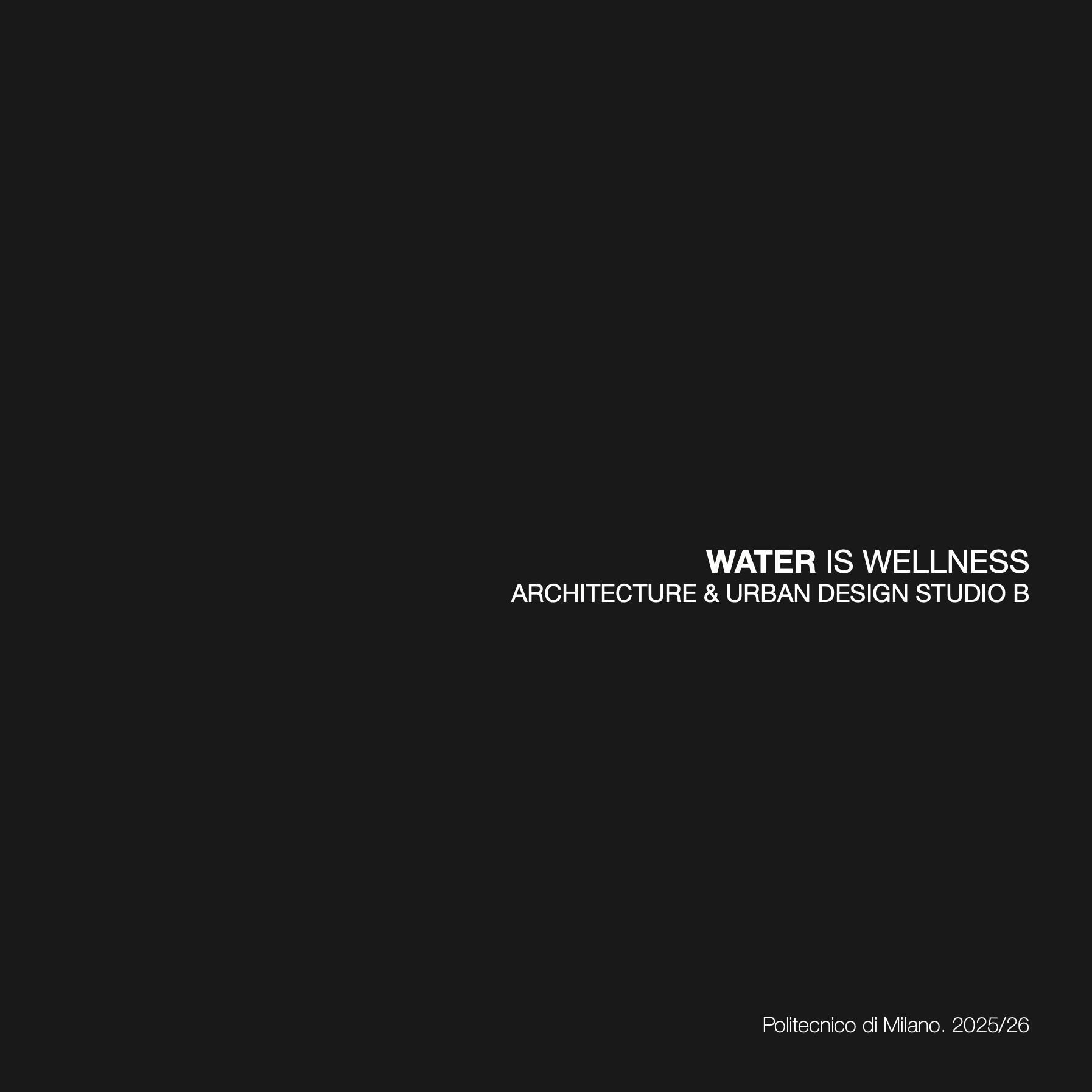 200+ Page *PDF Project Portfolio Booklet - WATER IS WELLNESS