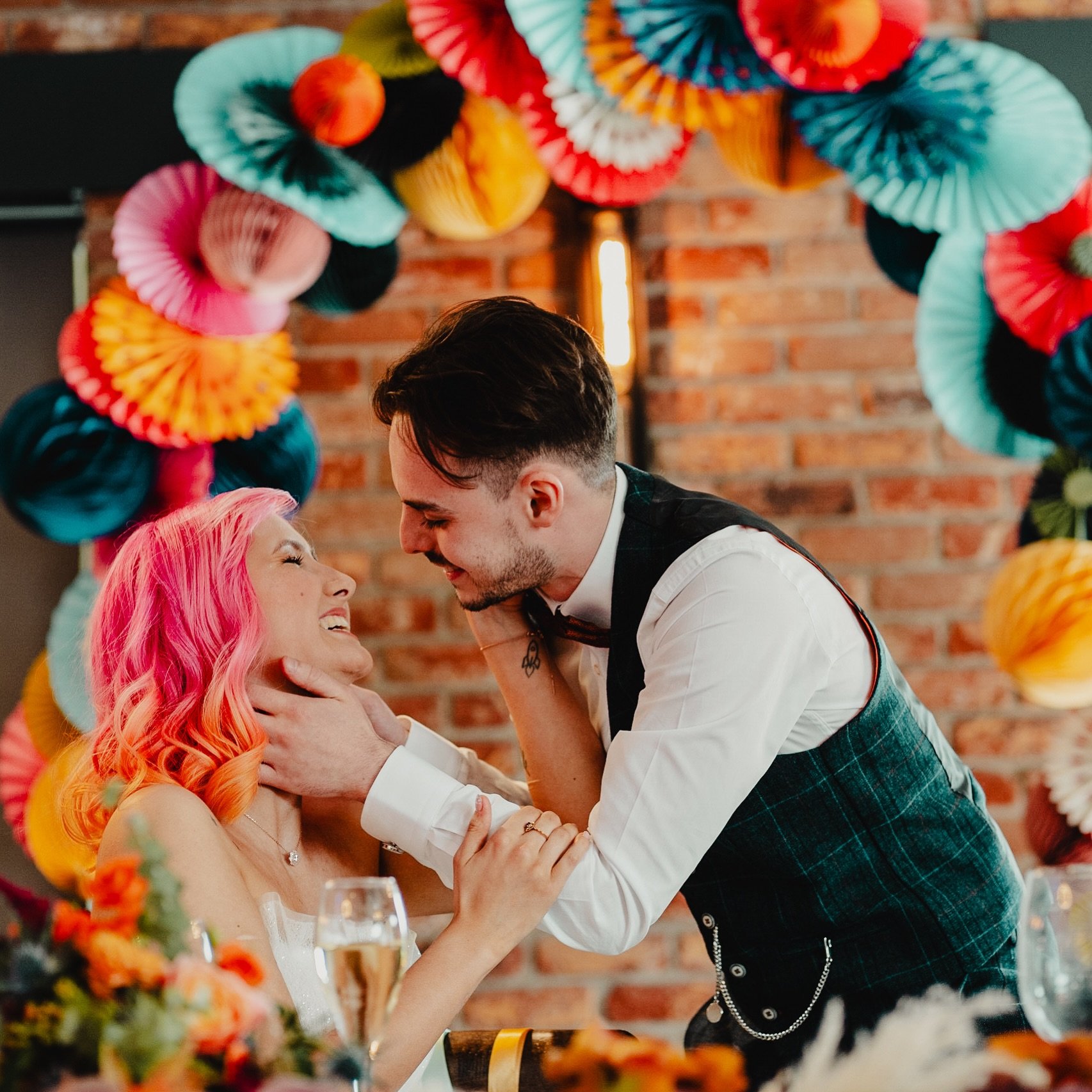 No one ever asked for more beige.

#industrialwedding #quirkywedding #manchesterweddingphotographer #chesterweddingphotographer #warehousewedding #barnwedding