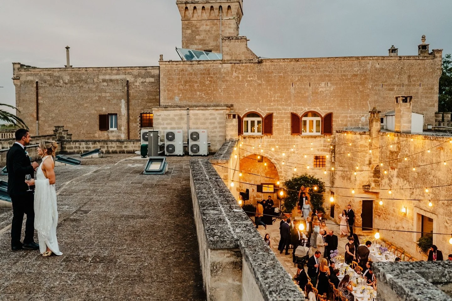 How to make an entrance at your wedding - an absolute masterclass from Ellie and Joe at their wedding in Puglia last September. They danced their way in to a favourite song, everyone cheering and waving their napkins.

It turned  simple, functional p