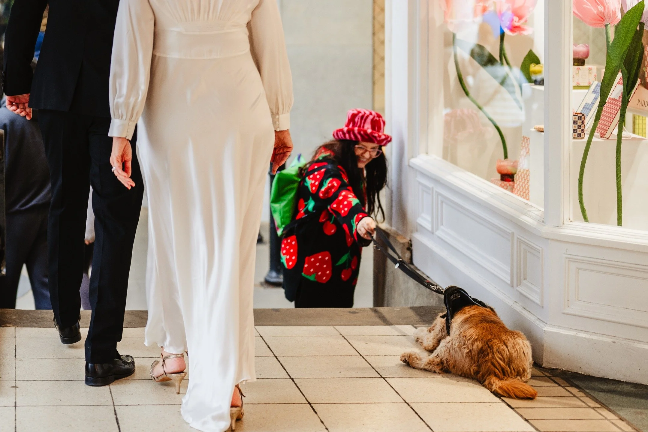 Yes, I do love dogs at weddings. Especially when they weren't invited, but they're here anyway.

Chester Wedding Photographer | Manchester wedding photographer