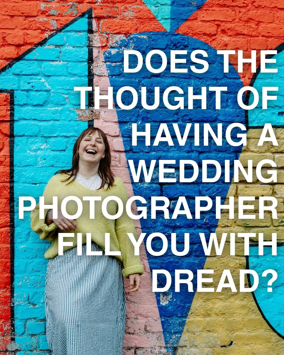 It seems counterintuitive, but I think wedding nerves can be helped by a hands-off approach to the photos.

Hear me out.

When you feel anxious about something (in this case, being on camera), would it help to be told exactly how to stand, which ligh