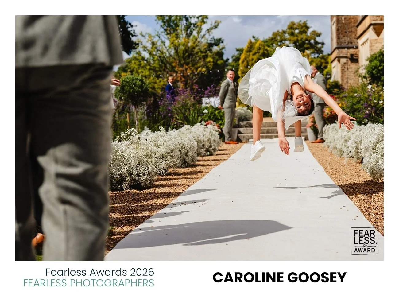 This morning I picked up my first ever Fearless award with Penelope&rsquo;s epic aisle somersaults. I&rsquo;m so proud!

Congratulations to the other winners of this round, and well done to everyone who believed in their work enough to enter. Every t