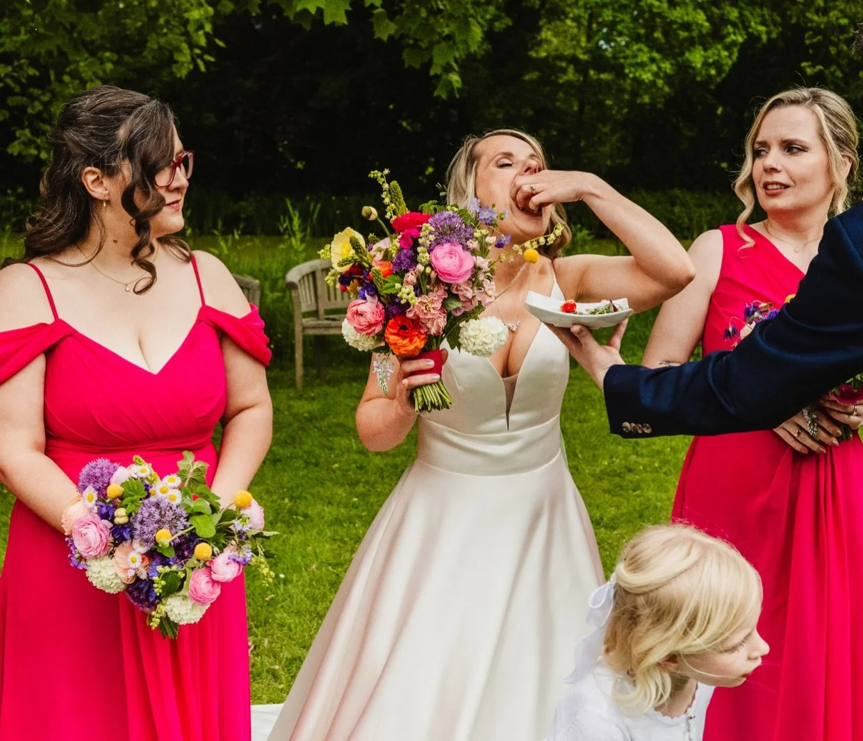Eat 👏 the 👏 damn 👏canap&eacute;s!!!! 

Seriously. 

If you miss the canap&eacute;s at your own wedding you actually need to have the whole day again, because they&rsquo;re the best bit. Would it be totally crazy to skip the meal for a whole tray o