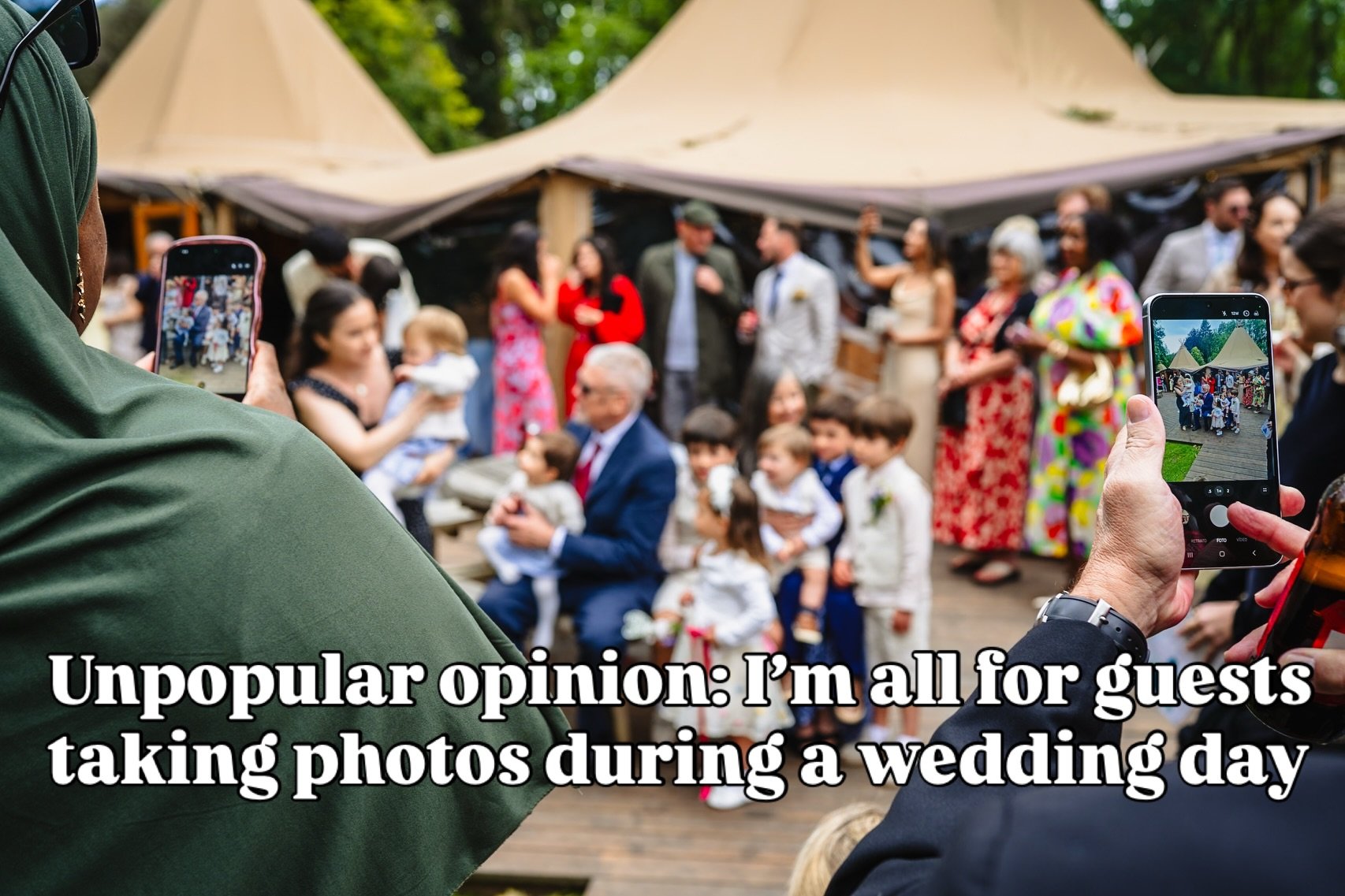 I recently shared a post about what I&rsquo;ve learnt after photographing hundreds of weddings, and I forgot to share a big point. 

Taking photos is a normal part of making memories. 

As a wedding photographer it&rsquo;s a joy to see folks off thei